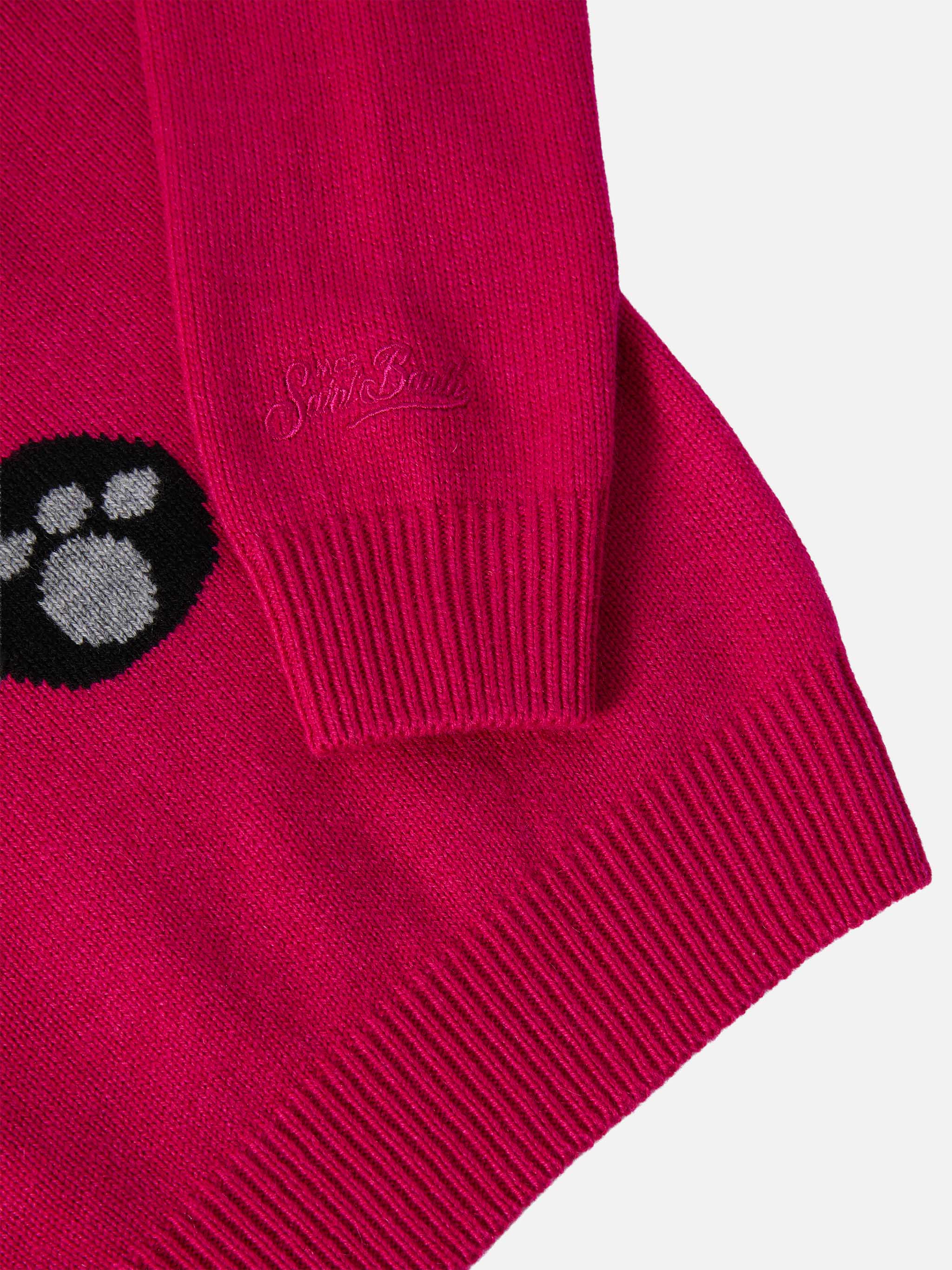 Girocollo Princess in misto cashmere con patch panda Trudi | TRUDI SPECIAL EDITION - Image 4