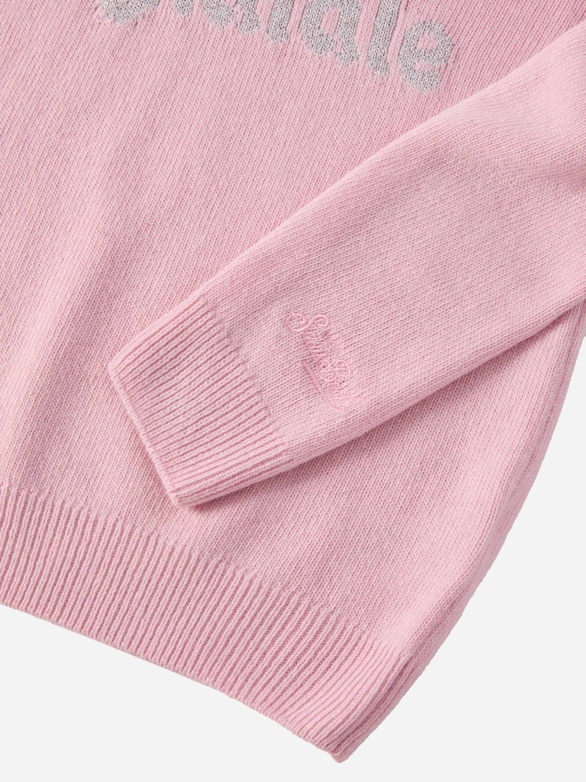 Girocollo Princess in misto cashmere con jacquard lurex Vacanze di Natale | VACANZE DI NATALE SPECIAL EDITION - Image 3