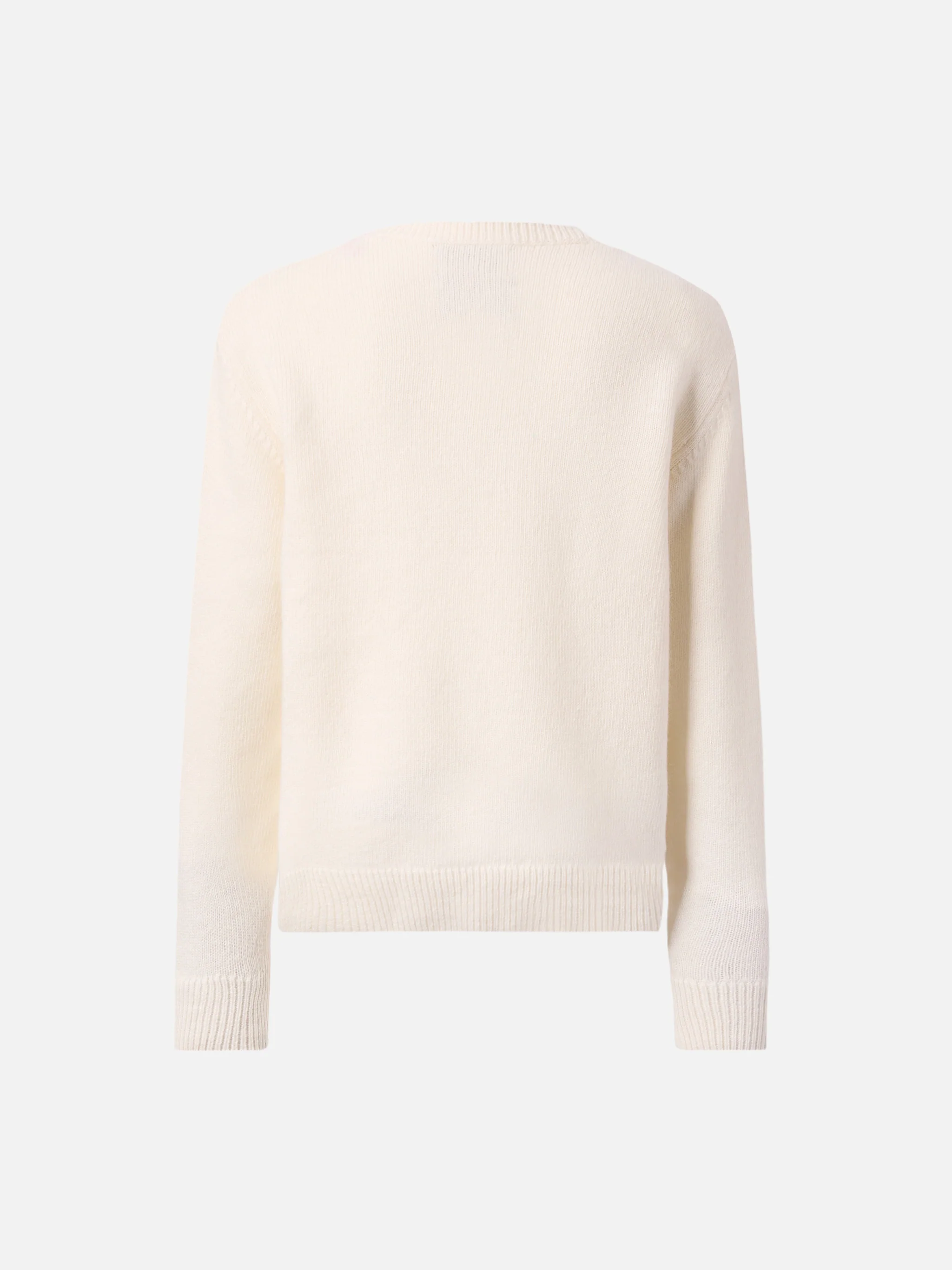 Crewneck Princess in misto cashmere con jacquard lurex Vacanze di Natale | VACANZE DI NATALE SPECIAL EDITION - Image 4