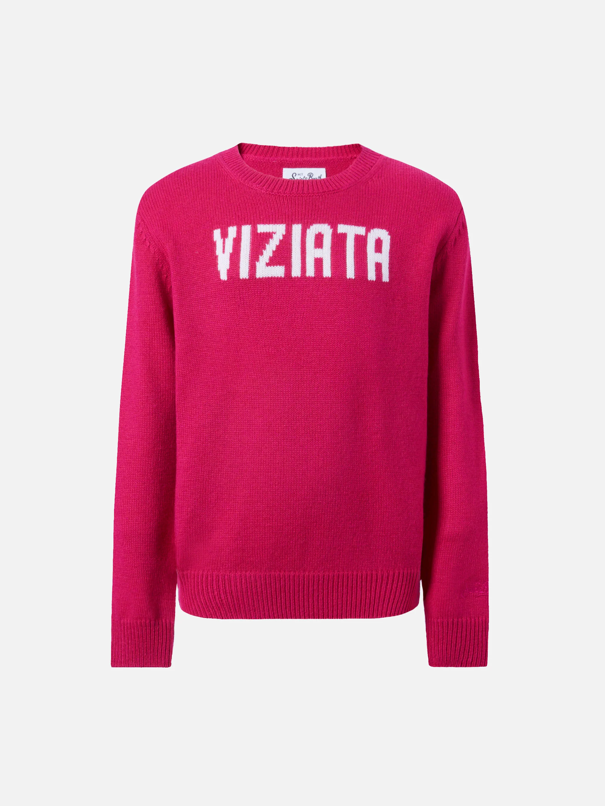 Maglione in misto cashmere Princess con jacquard Viziata