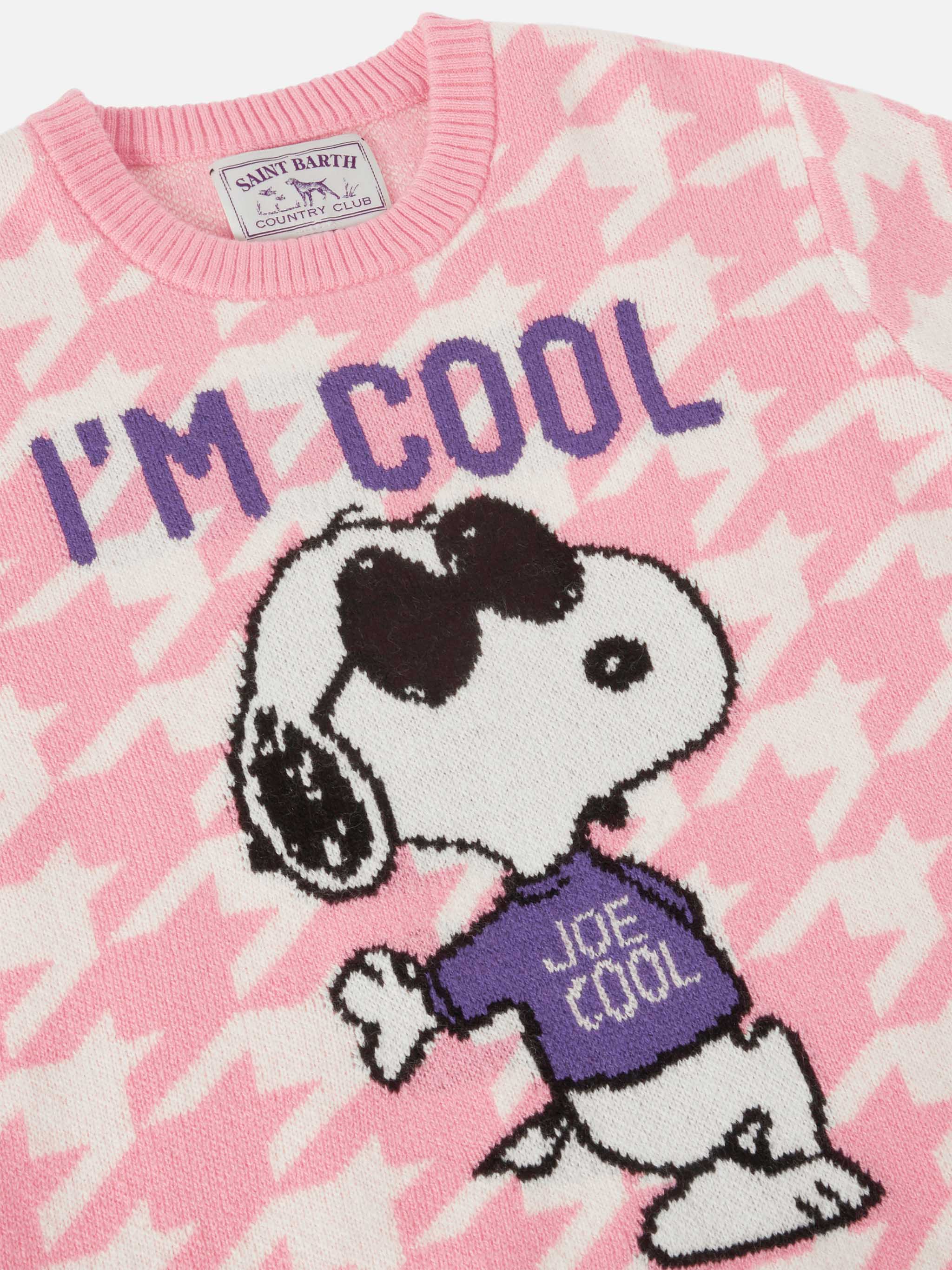Girocollo Princess con jacquard pied de poule e Snoopy | SPECIAL EDITION SNOOPY PEANUTS - Image 2