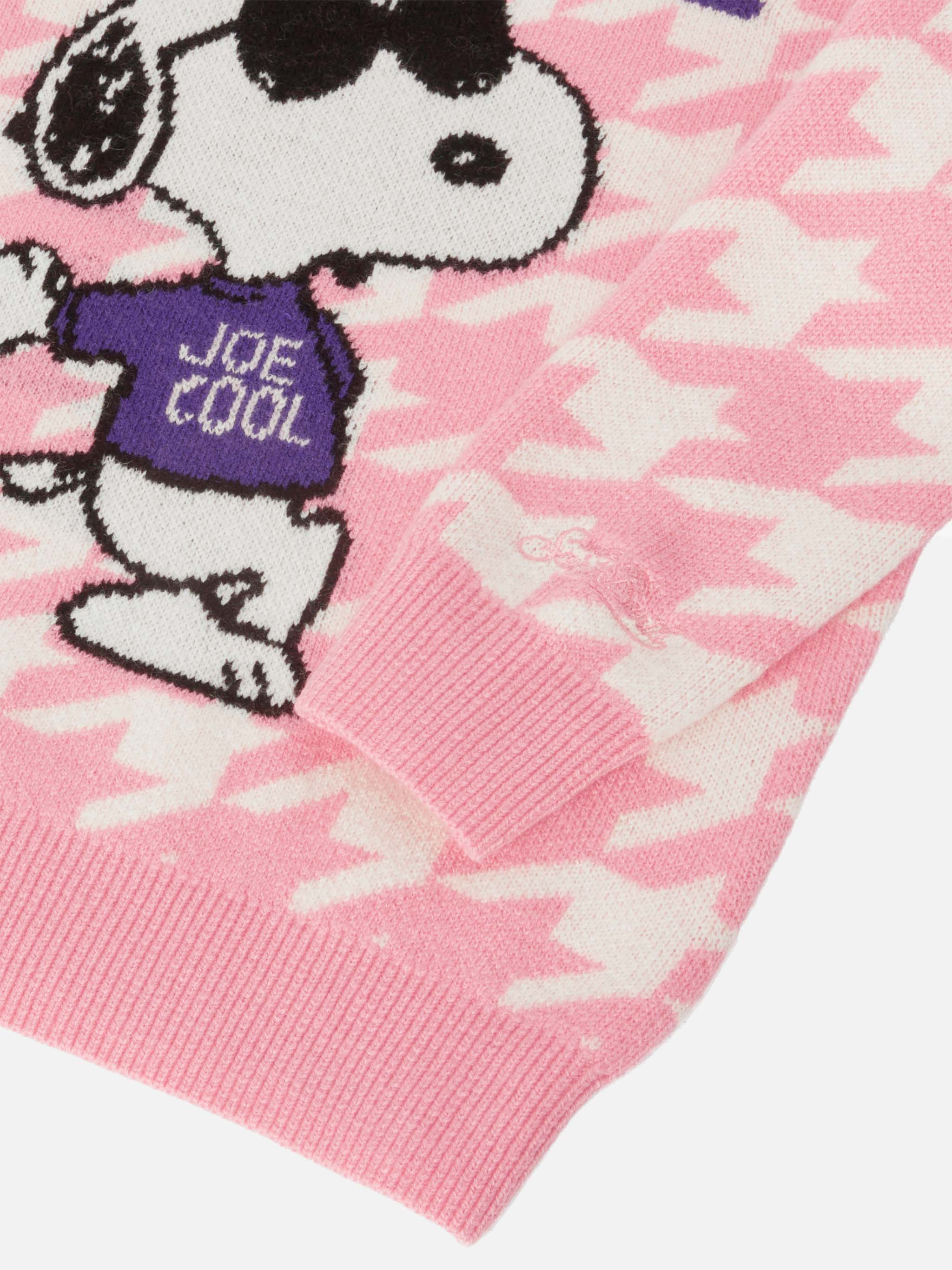 Girocollo Princess con jacquard pied de poule e Snoopy | SPECIAL EDITION SNOOPY PEANUTS - Image 4