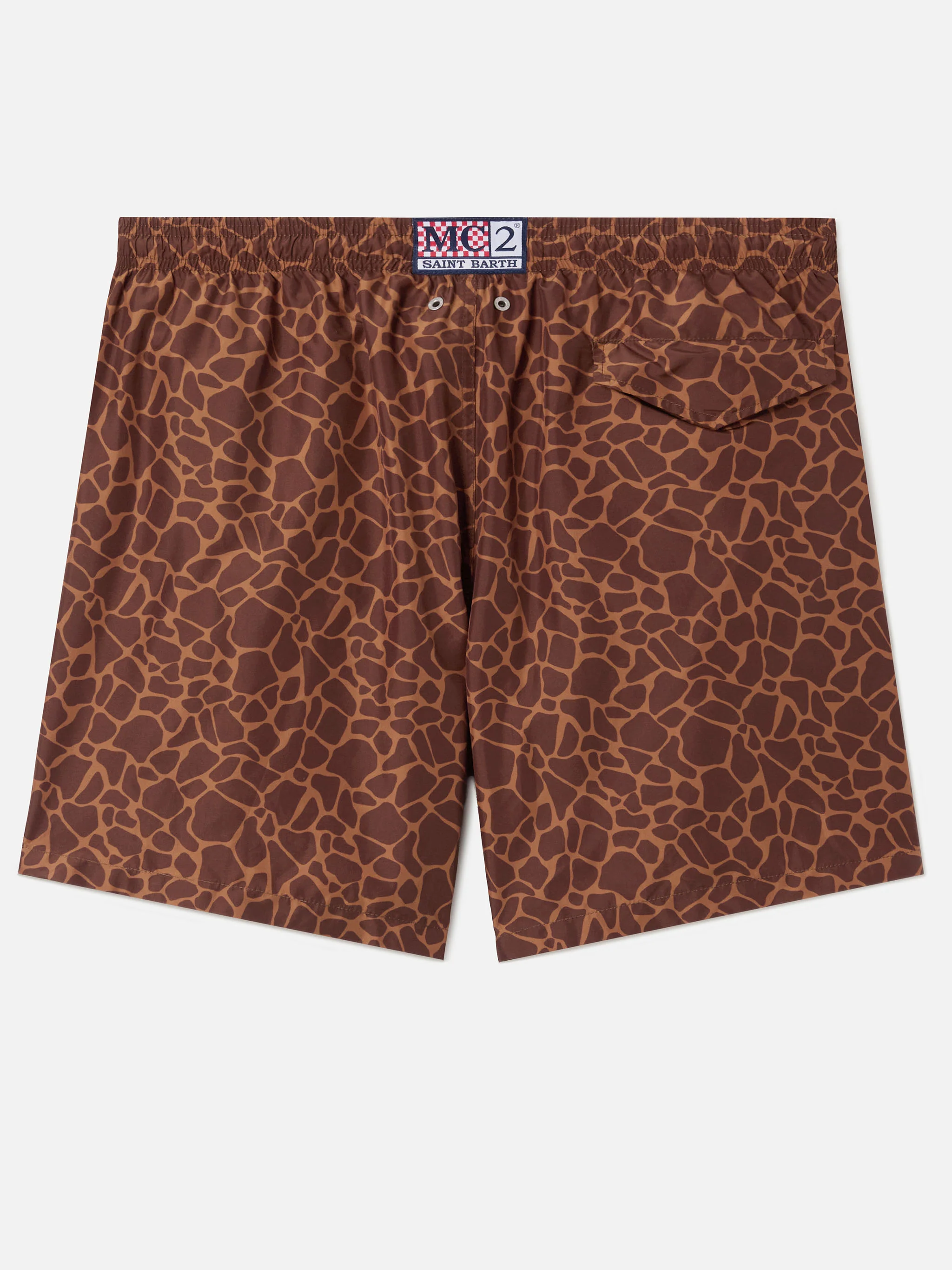 Costume mare Lighting marrone con stampa animalier all-over - Image 2