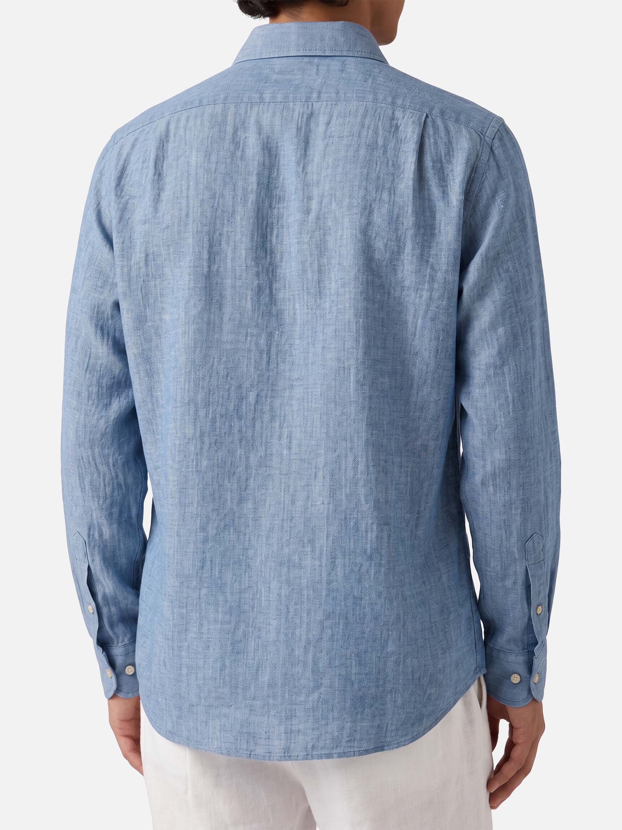Camicia Raphael in chambray denim chiaro - Image 2