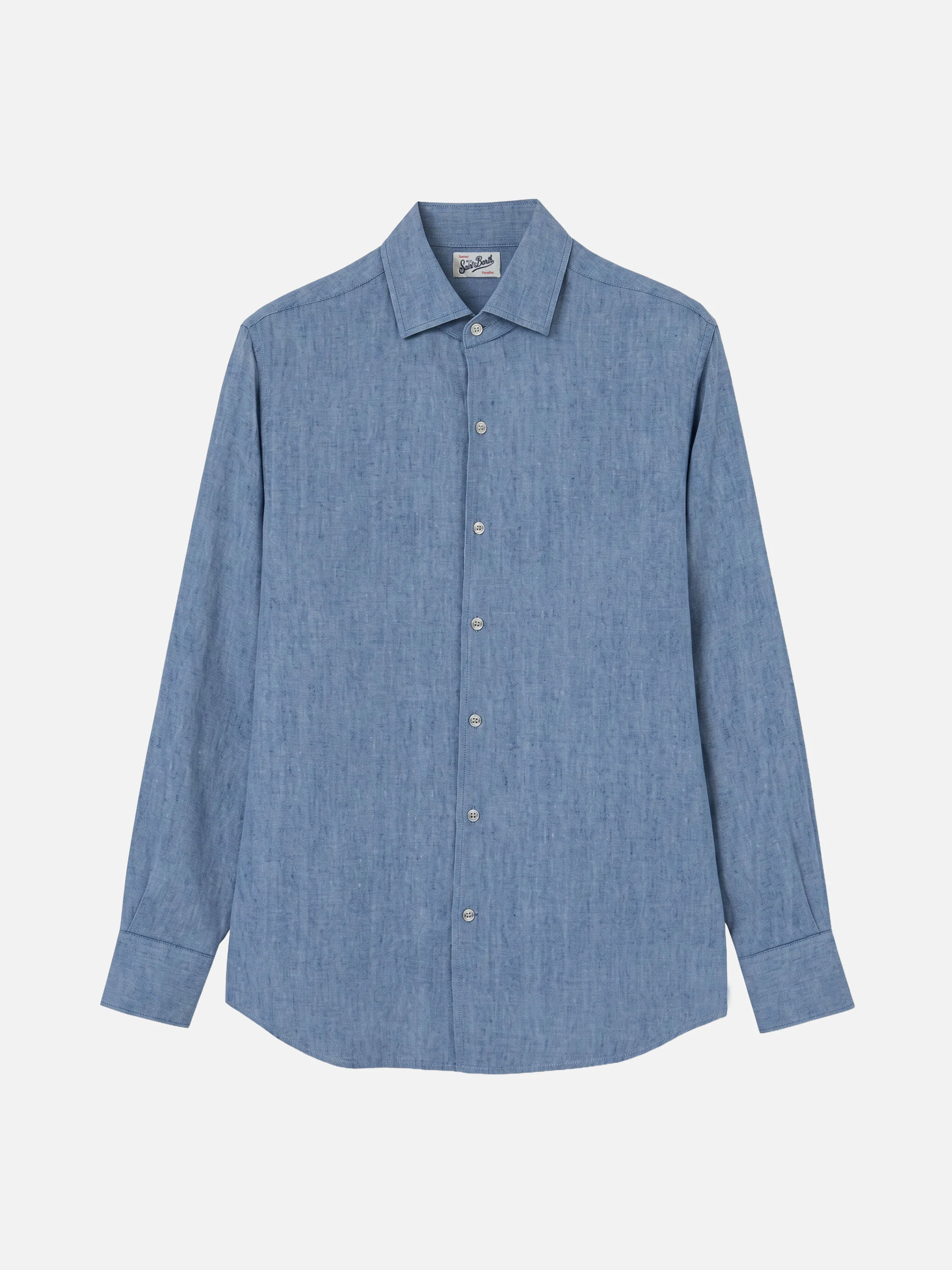 Camicia Raphael in chambray denim chiaro - Image 3
