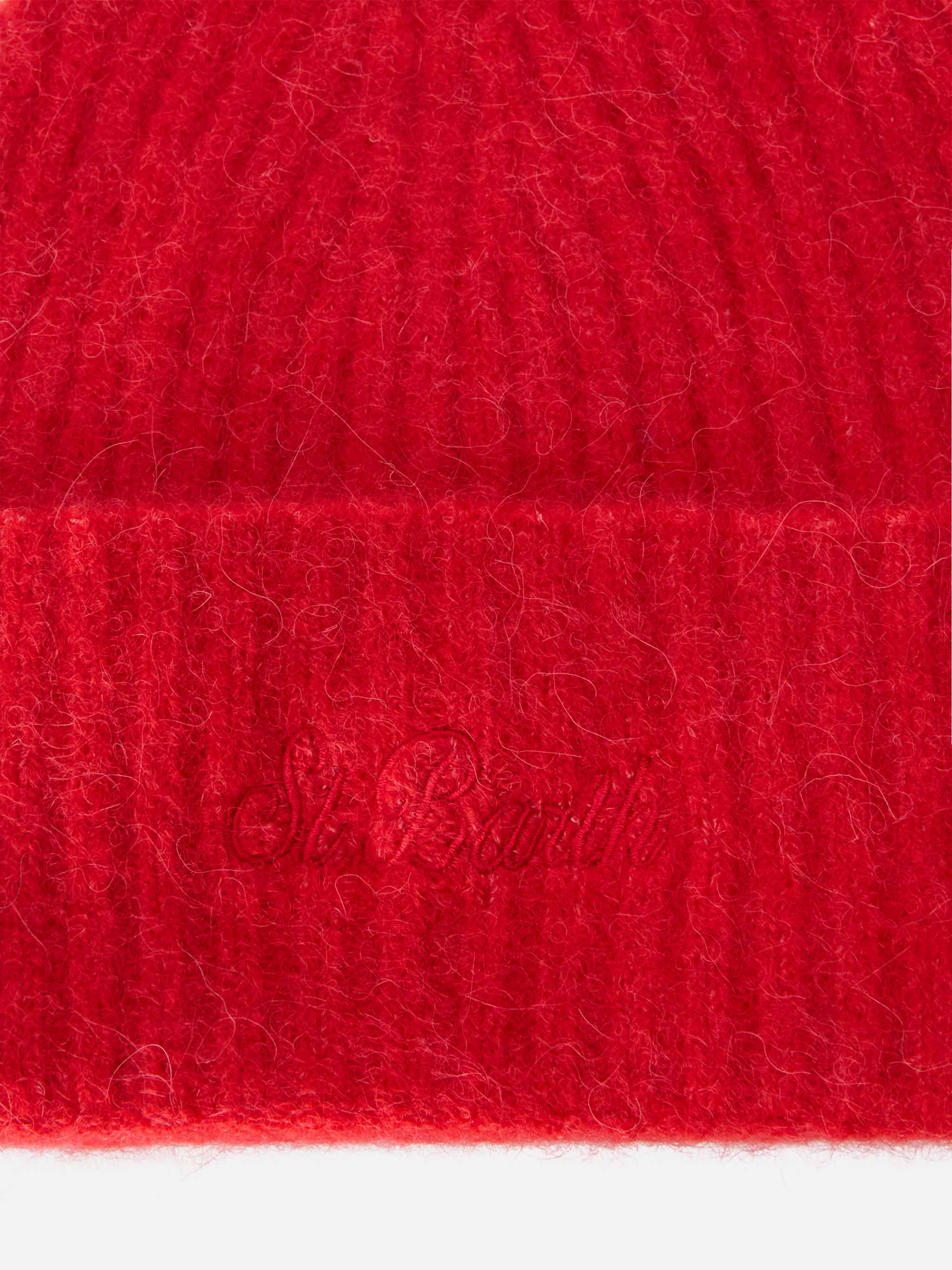 Berretto Wengen in ALPACA STRETCH rosso - Image 2