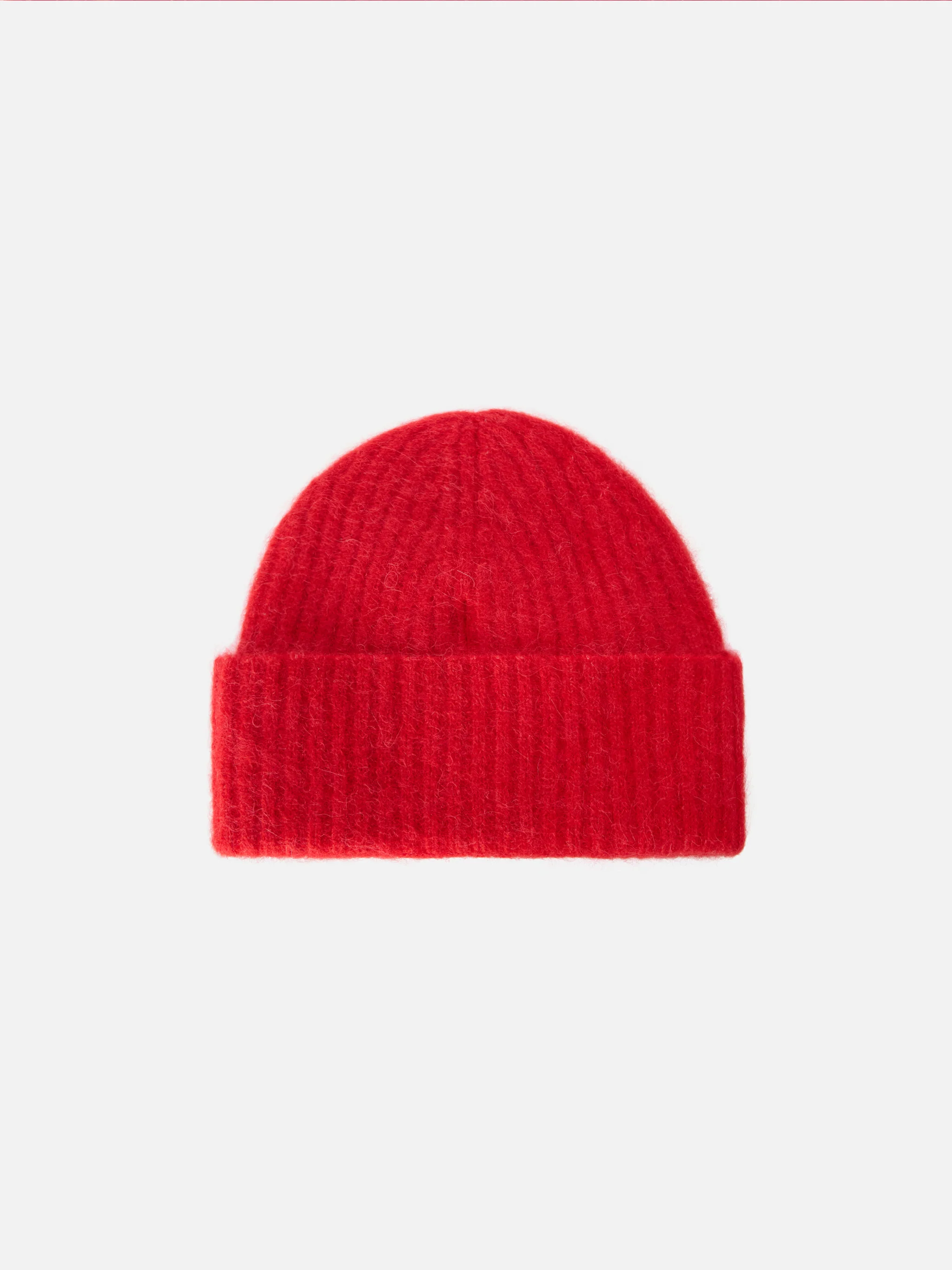 Berretto Wengen in ALPACA STRETCH rosso - Image 3
