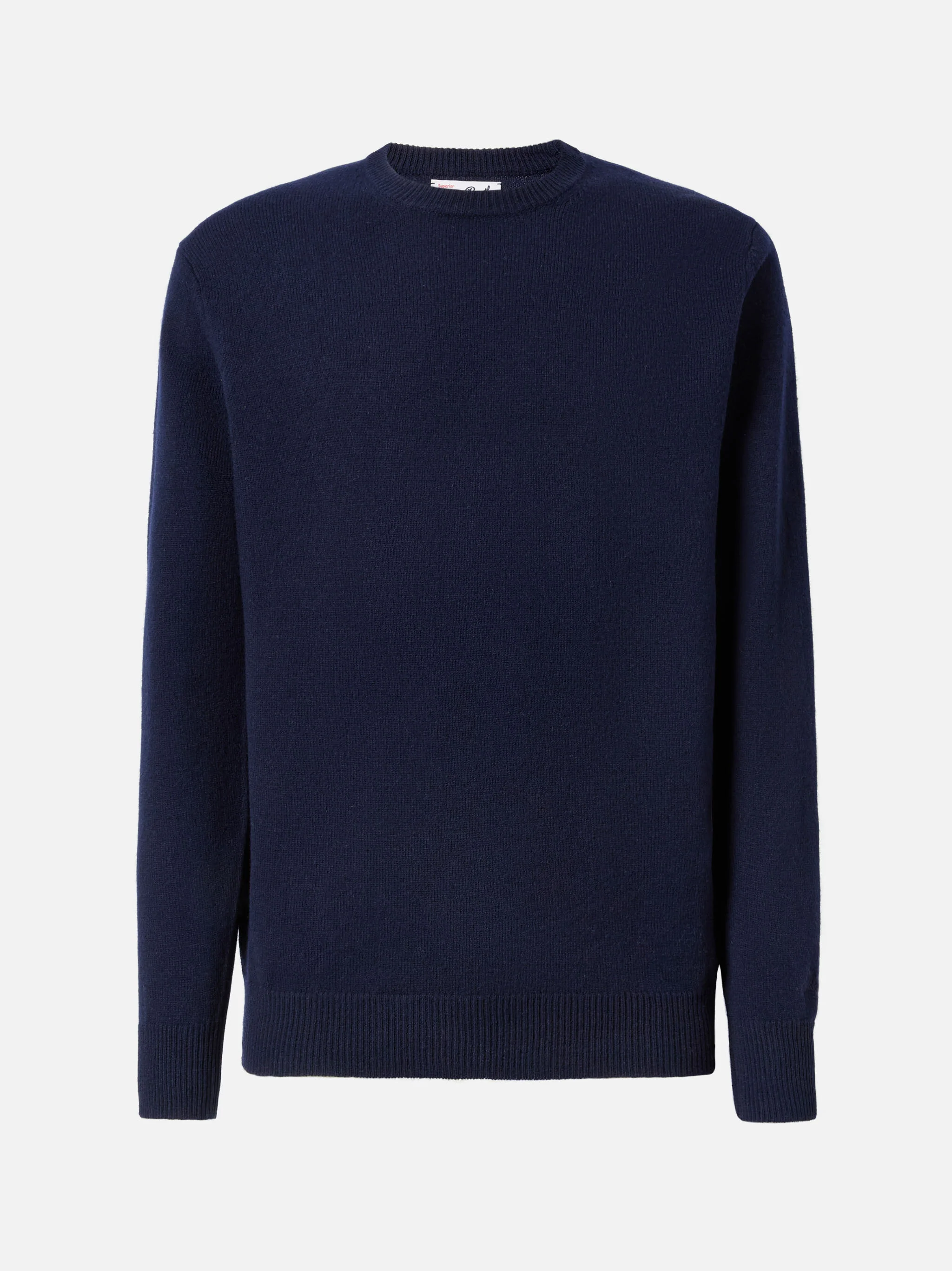 Maglione Regent in 100% LAMBSWOOL blu notte - Image 5
