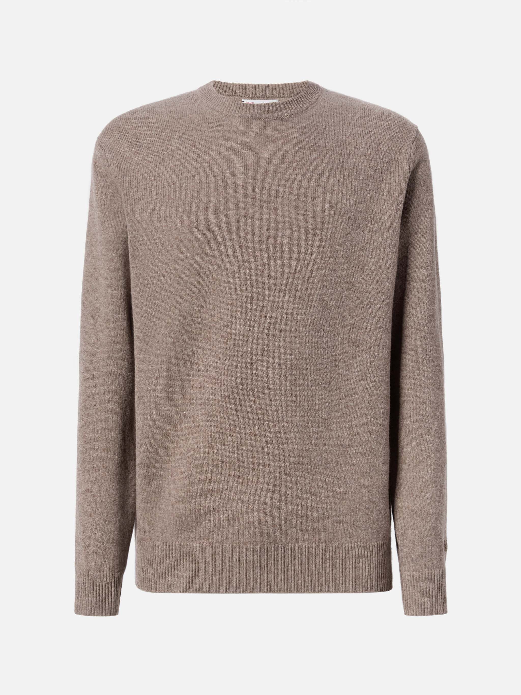 Maglione Regent in 100% LAMBSWOOL nocciola - Image 5