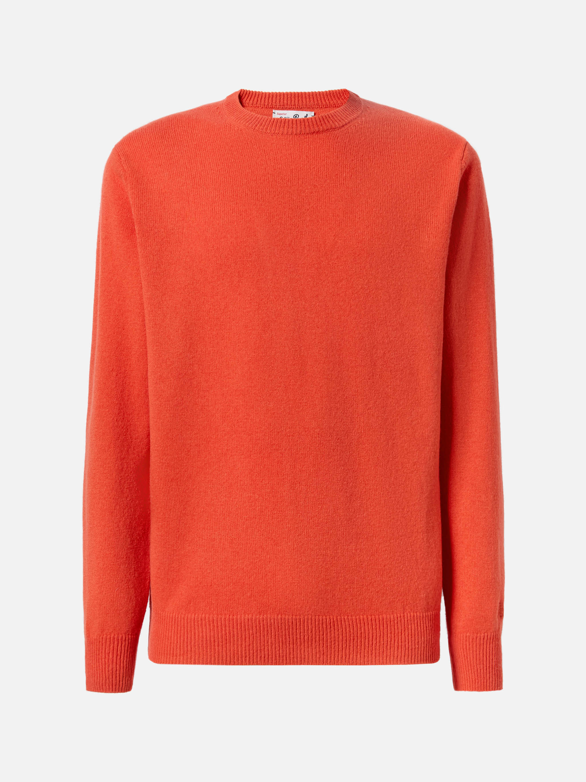 Maglione Regent in 100% LAMBSWOOL arancio - Image 5