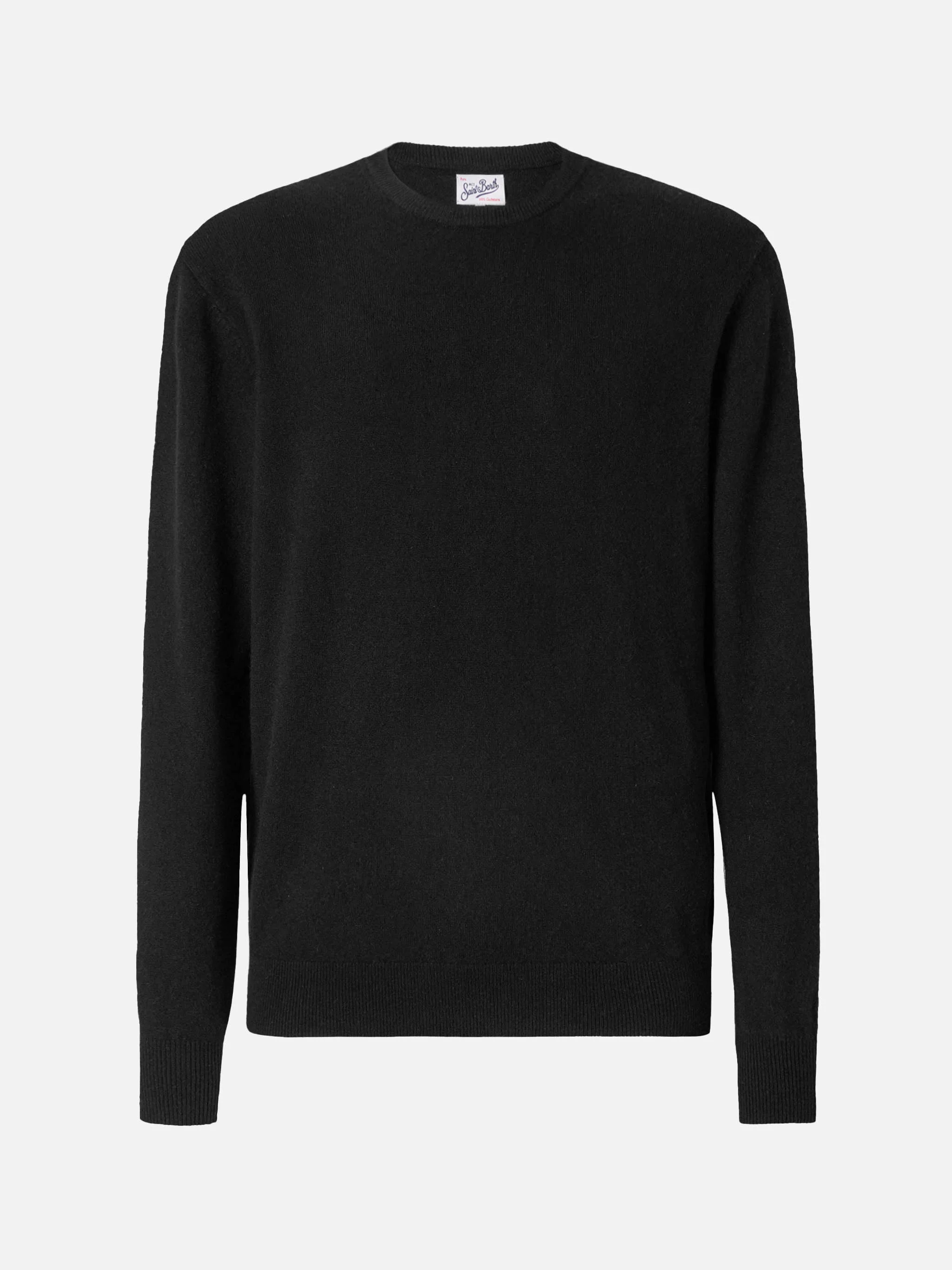 Maglione Regent in 100% CASHMERE nero - Image 5