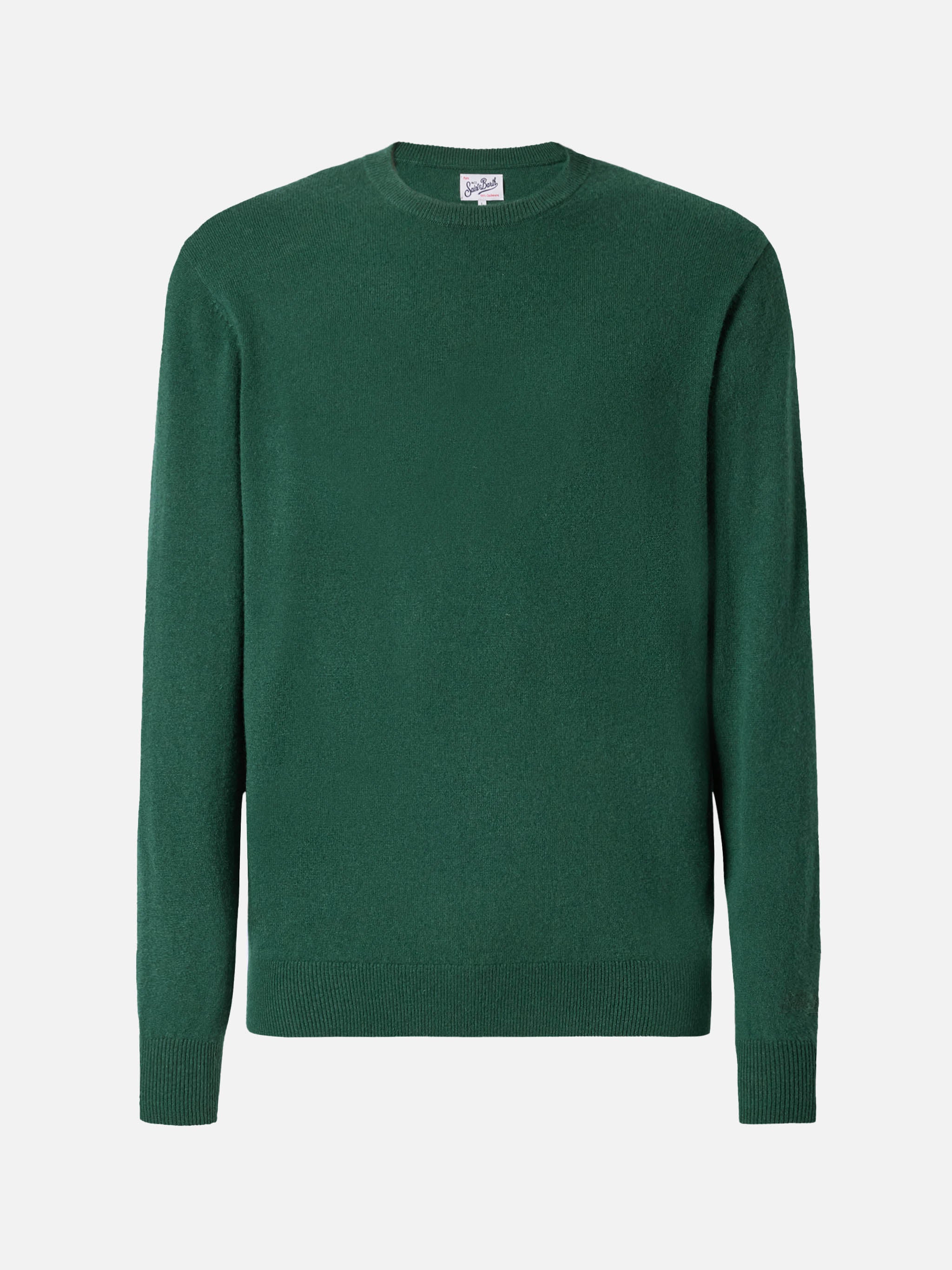 Maglione Regent in 100% CASHMERE verde scuro - Image 5