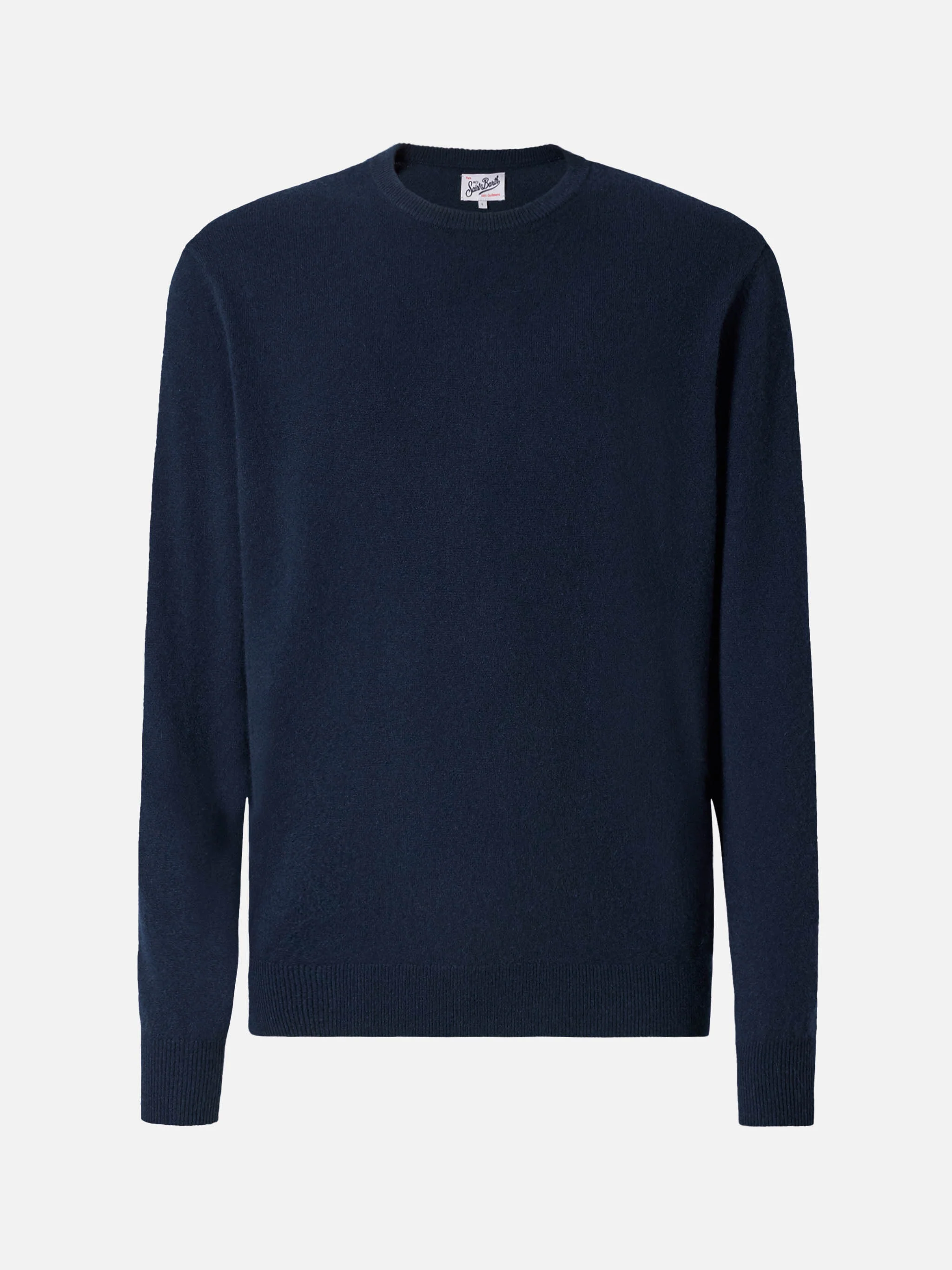 Maglione Regent in 100% CASHMERE blu notte - Image 5