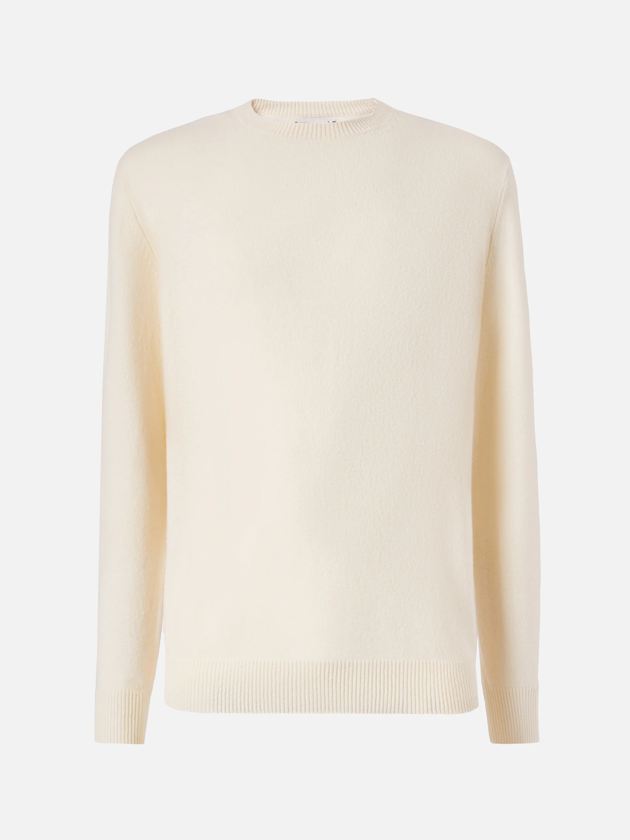 Maglione Regent in 100% LAMBSWOOL bianco - Image 5