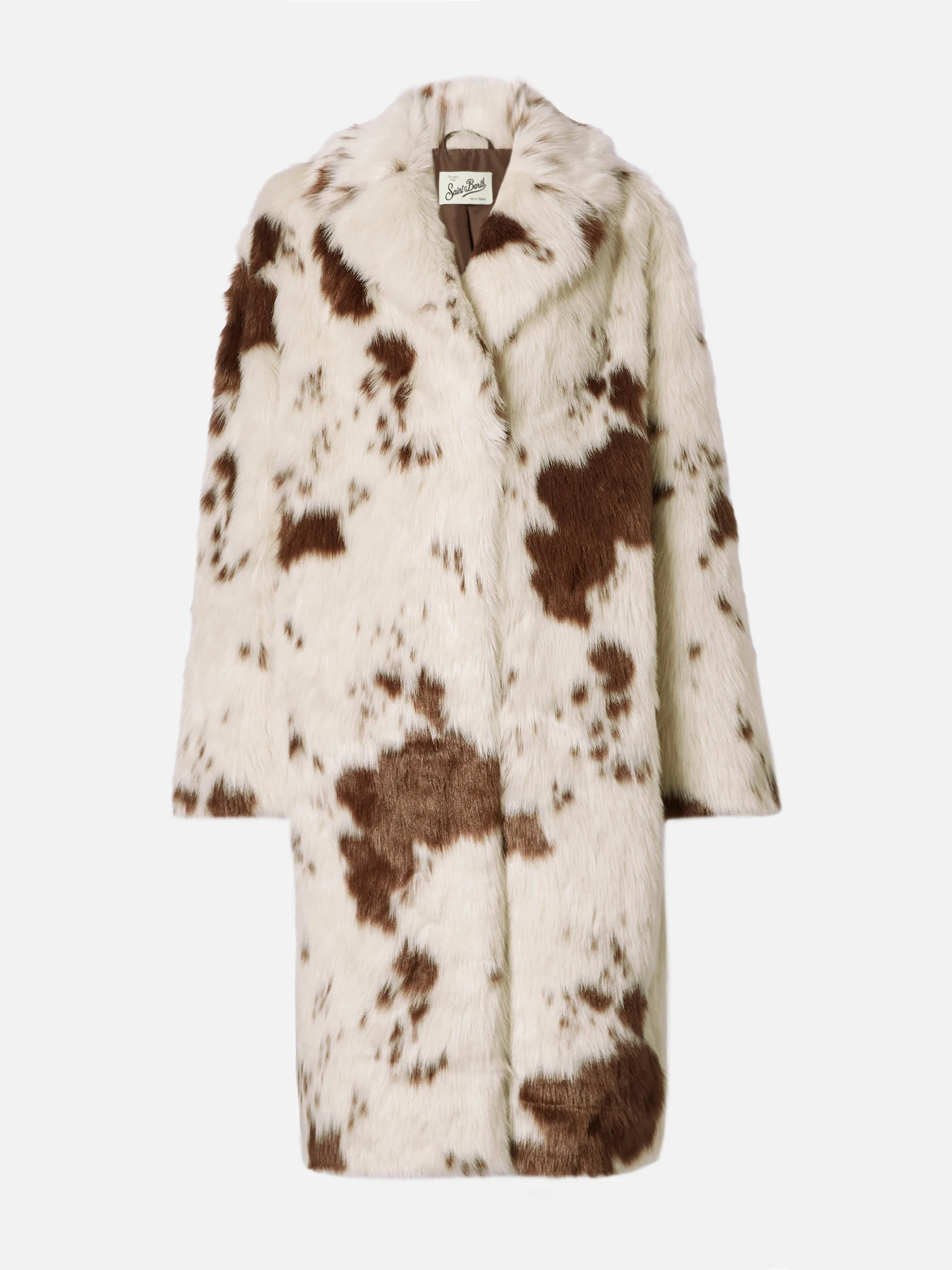 Cappotto Rouge in faux fur con stampa muccata - Image 6