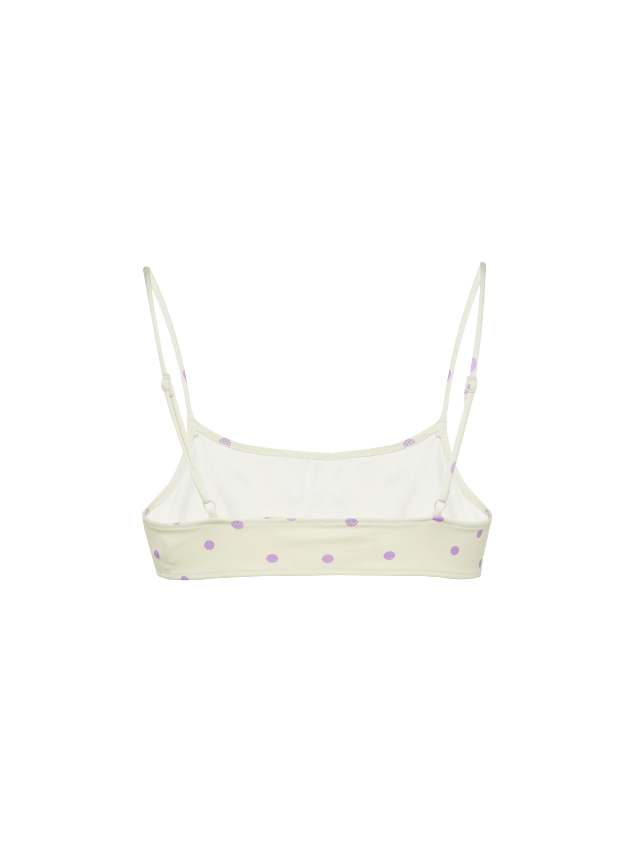 Sadie top bralette con stampa a pois - Image 2