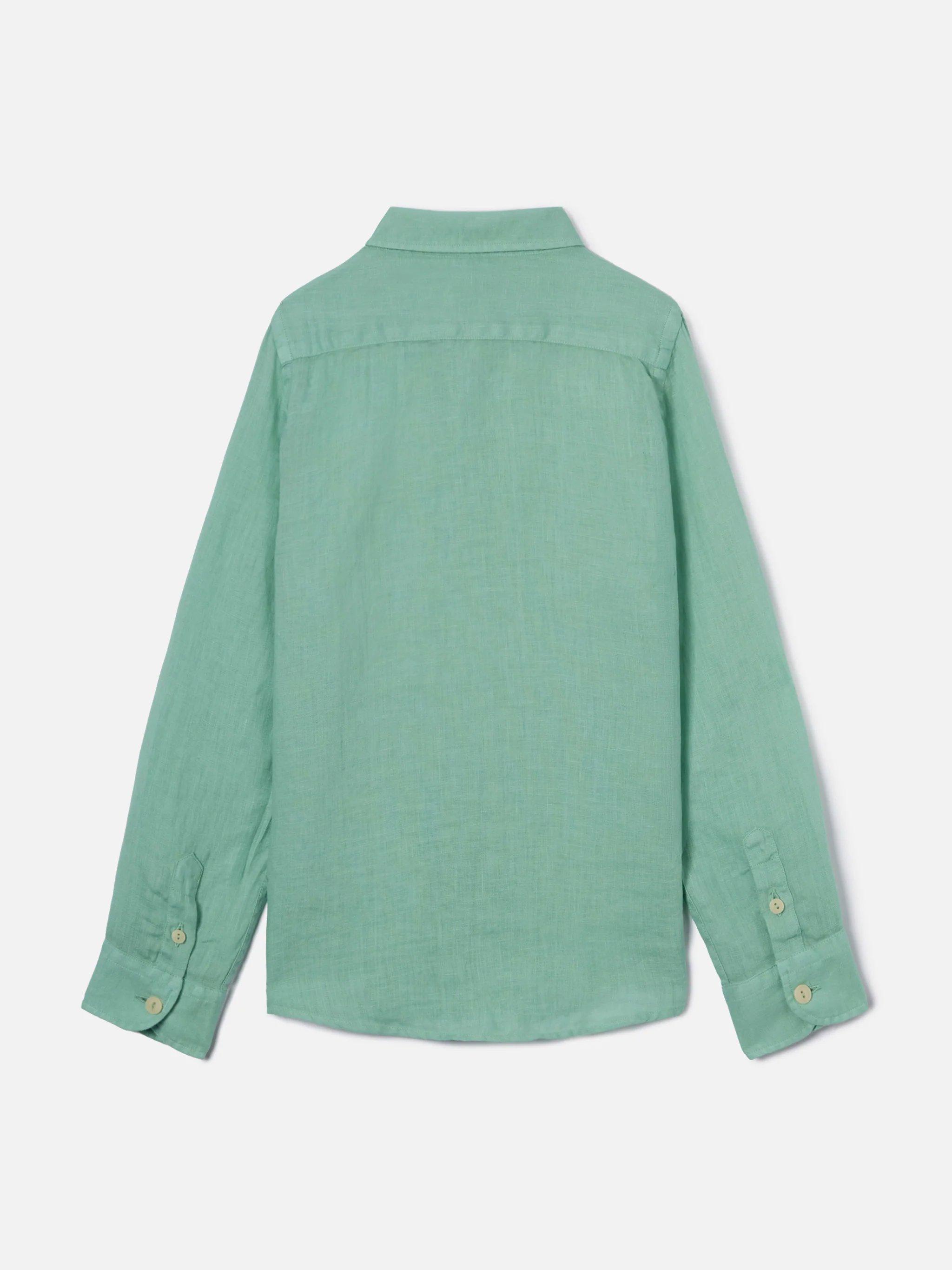 Camicia Agnes in lino verde salvia - Image 2