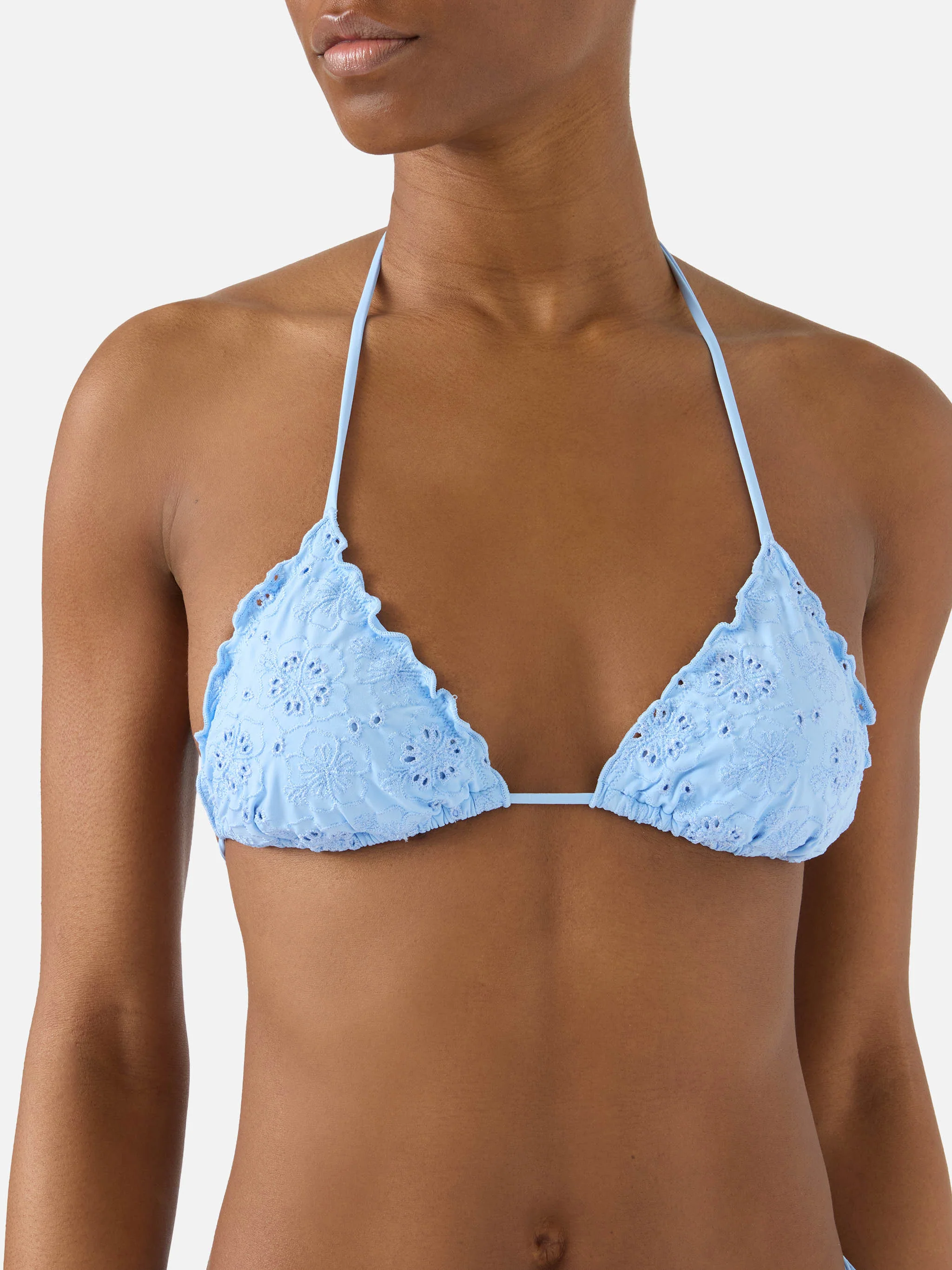 Bikini Sagittarius Miami in sangallo azzurro - Image 2