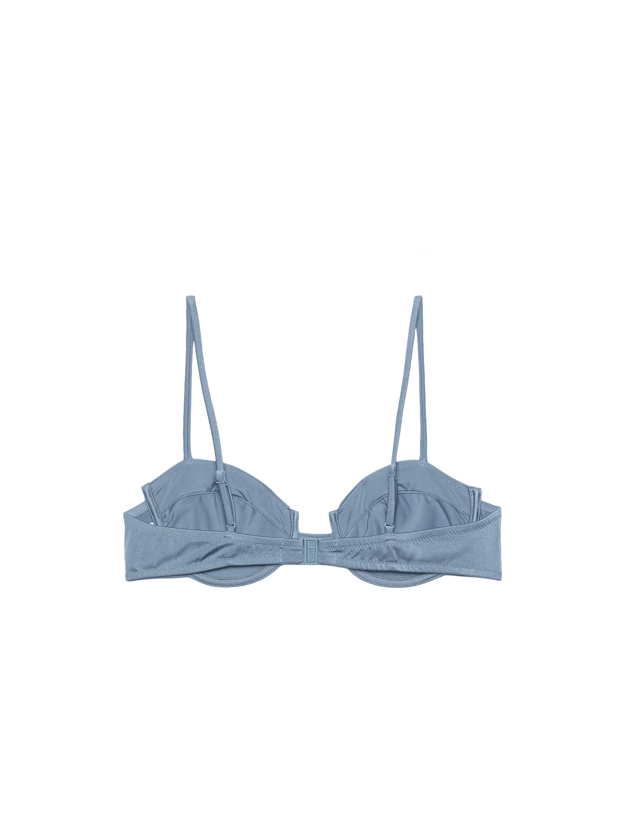 Bralette Salina con ferretto in shimmer blue avio - Image 2