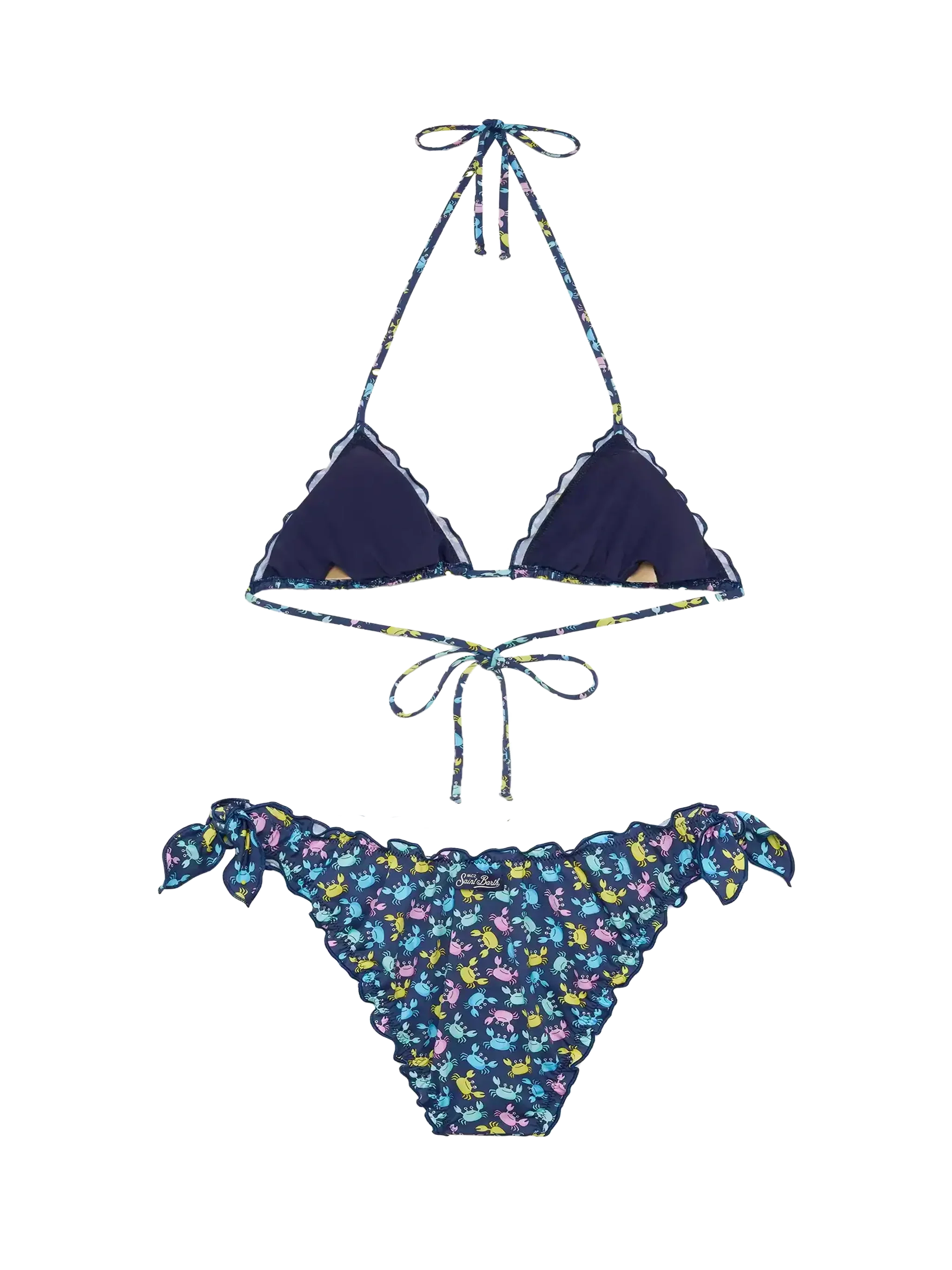 Sarius bikini triangolo classico con stampa granchio - Image 3