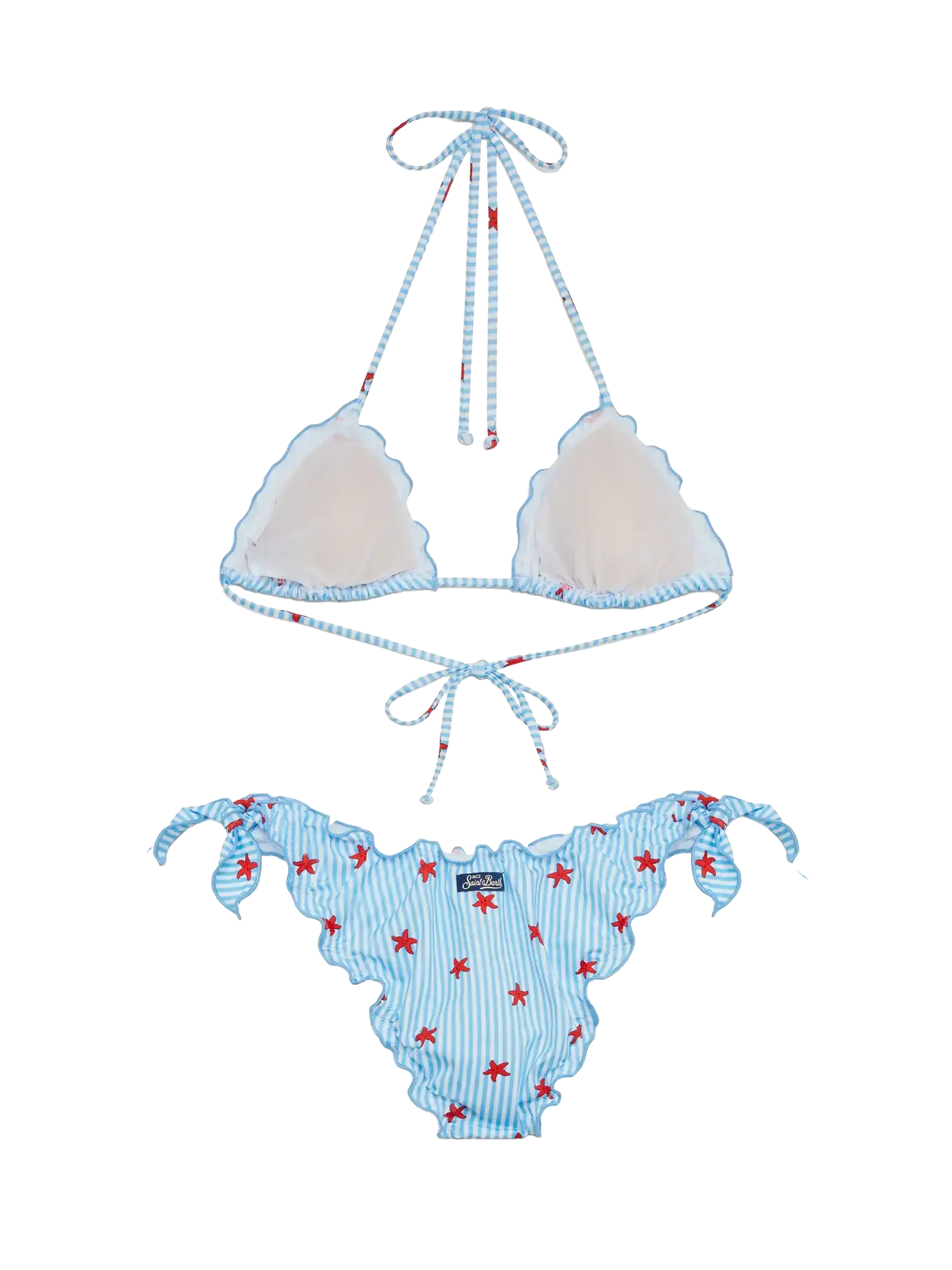 Sarius bikini triangolo classico con stampa stelle marine - Image 3