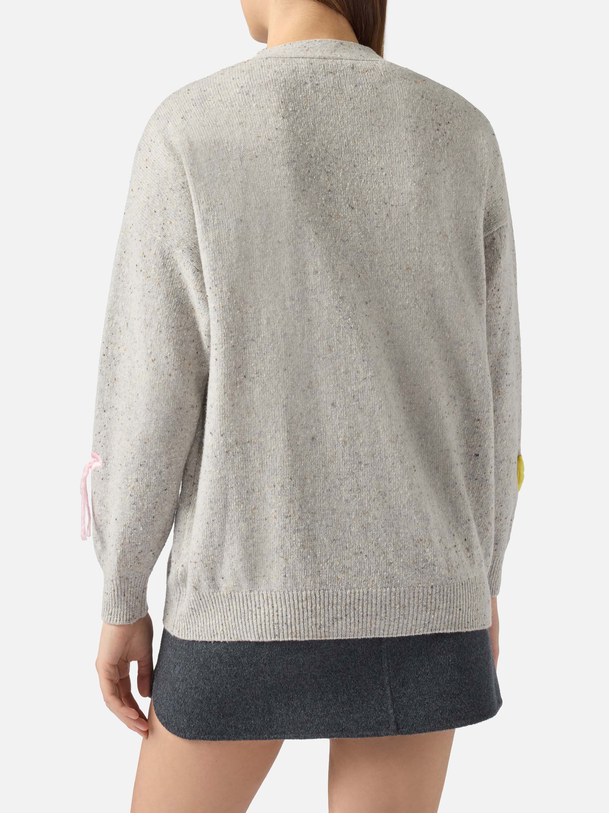 Cardigan Sasi in misto lana donegal con jacquard Titti e Silvestro | WARNER BROS. SPECIAL EDITION - Image 3