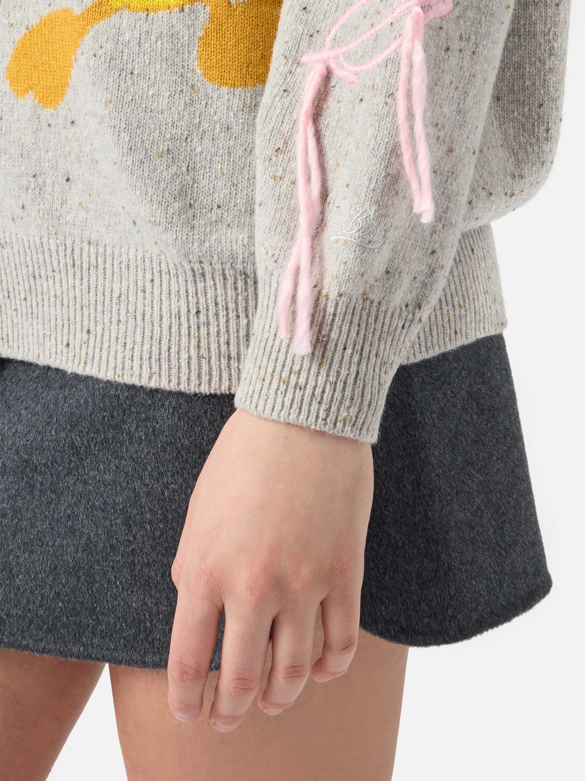 Cardigan Sasi in misto lana donegal con jacquard Titti e Silvestro | WARNER BROS. SPECIAL EDITION - Image 4