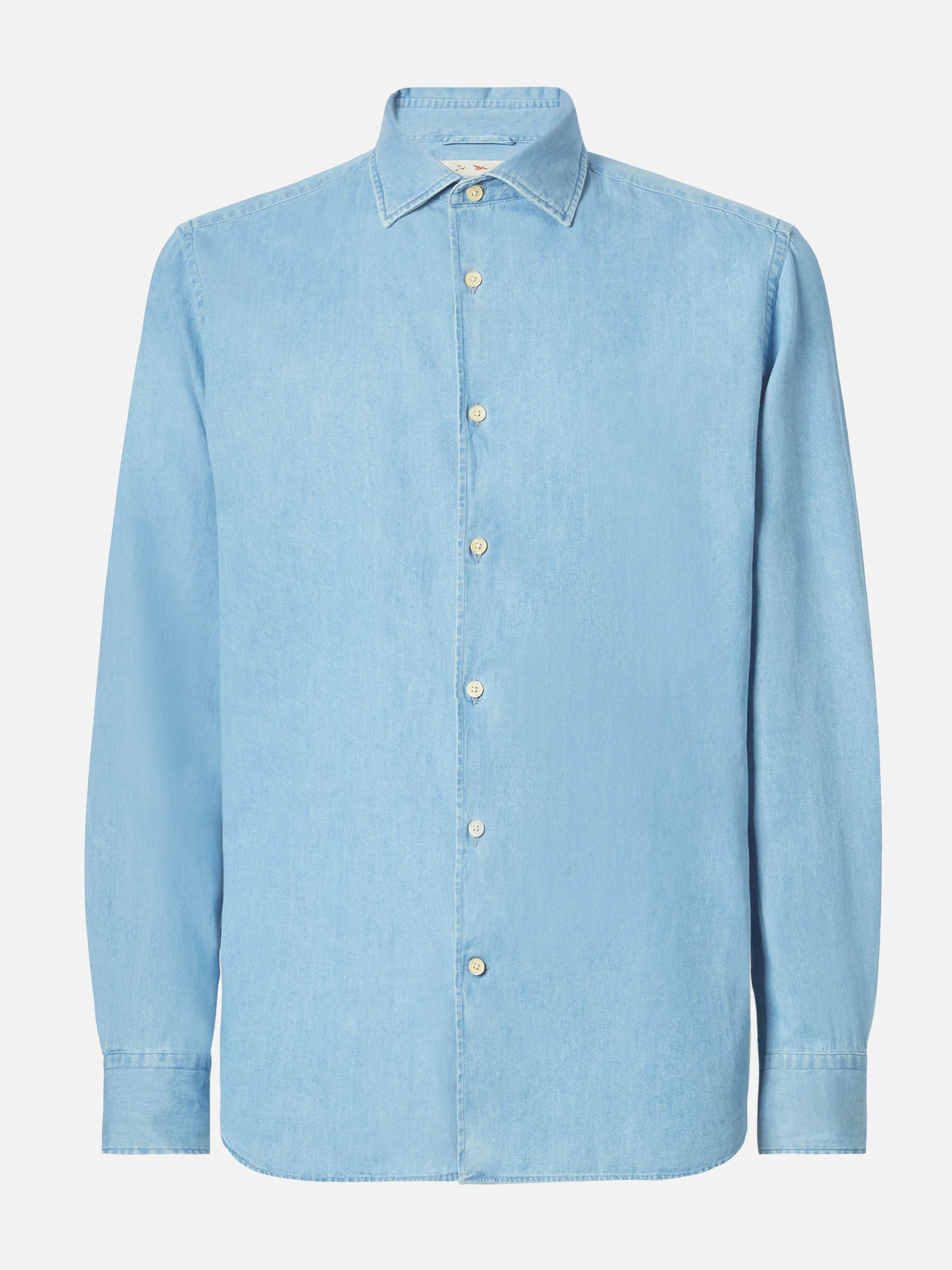Camicia Seefeld in chambray con collo classico  - Image 5