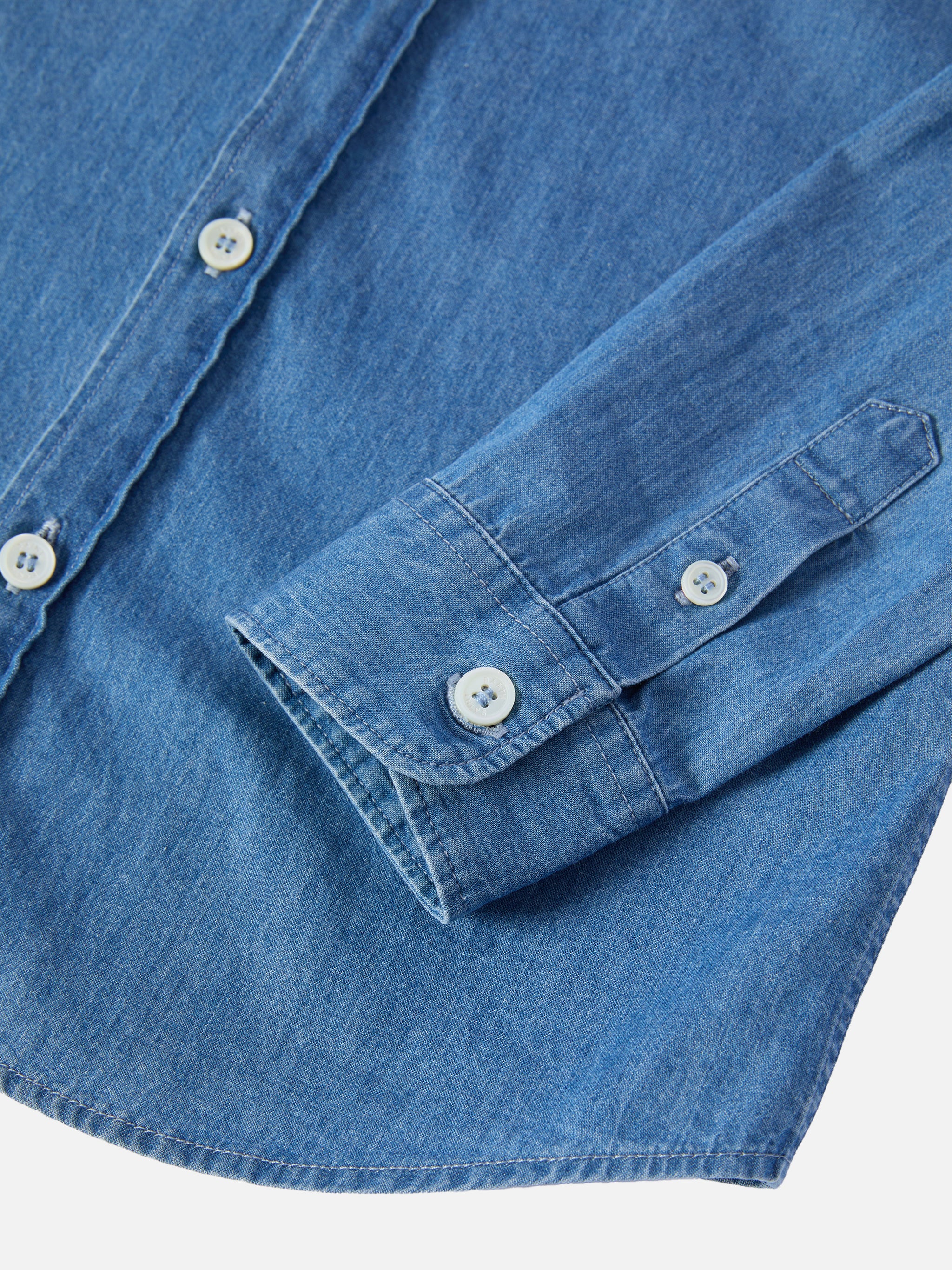 Camicia Seefeld Jr in chambray con stampa Snoopy - Image 4