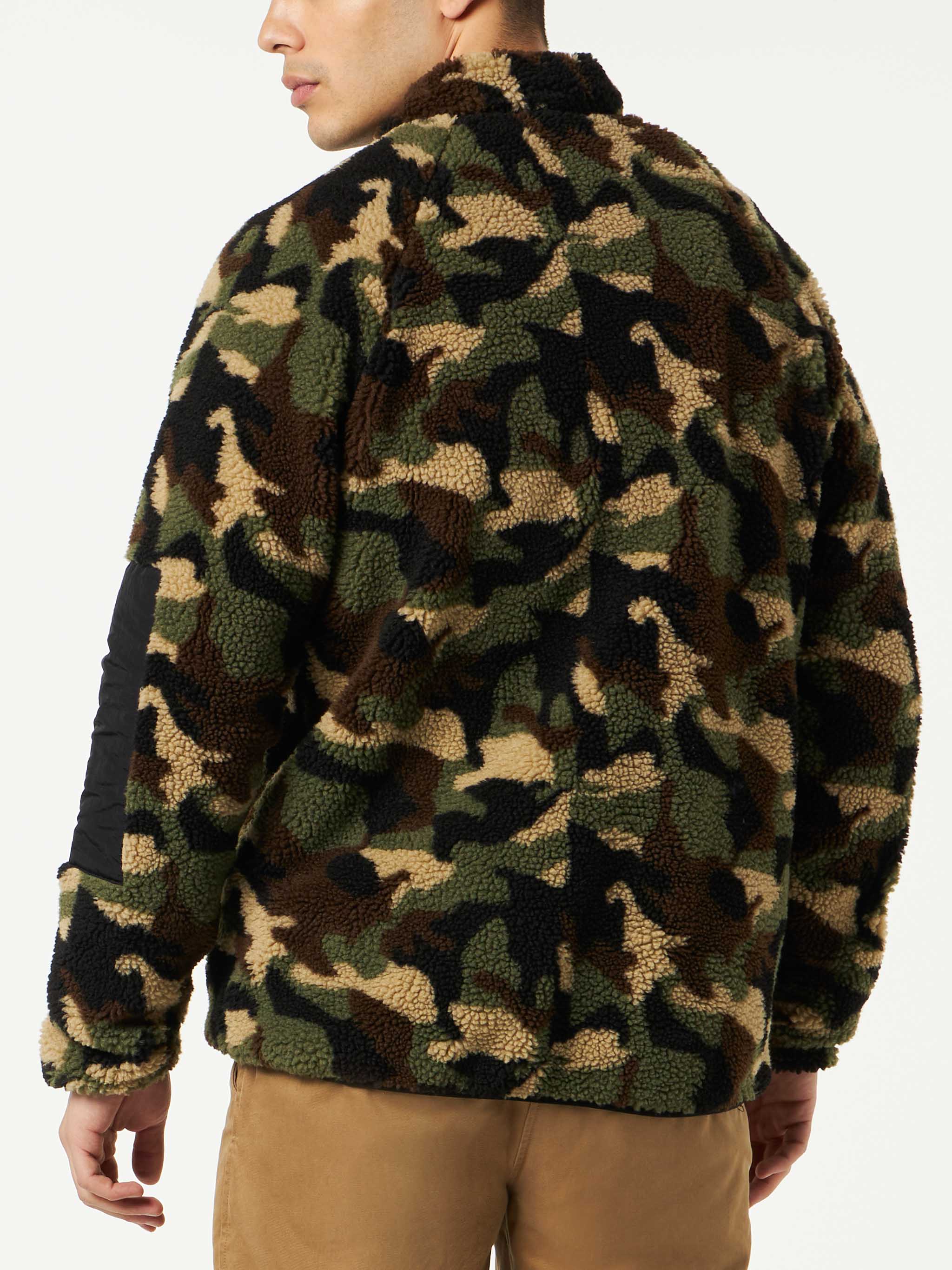 Giacca in sherpa con toppa - Image 3