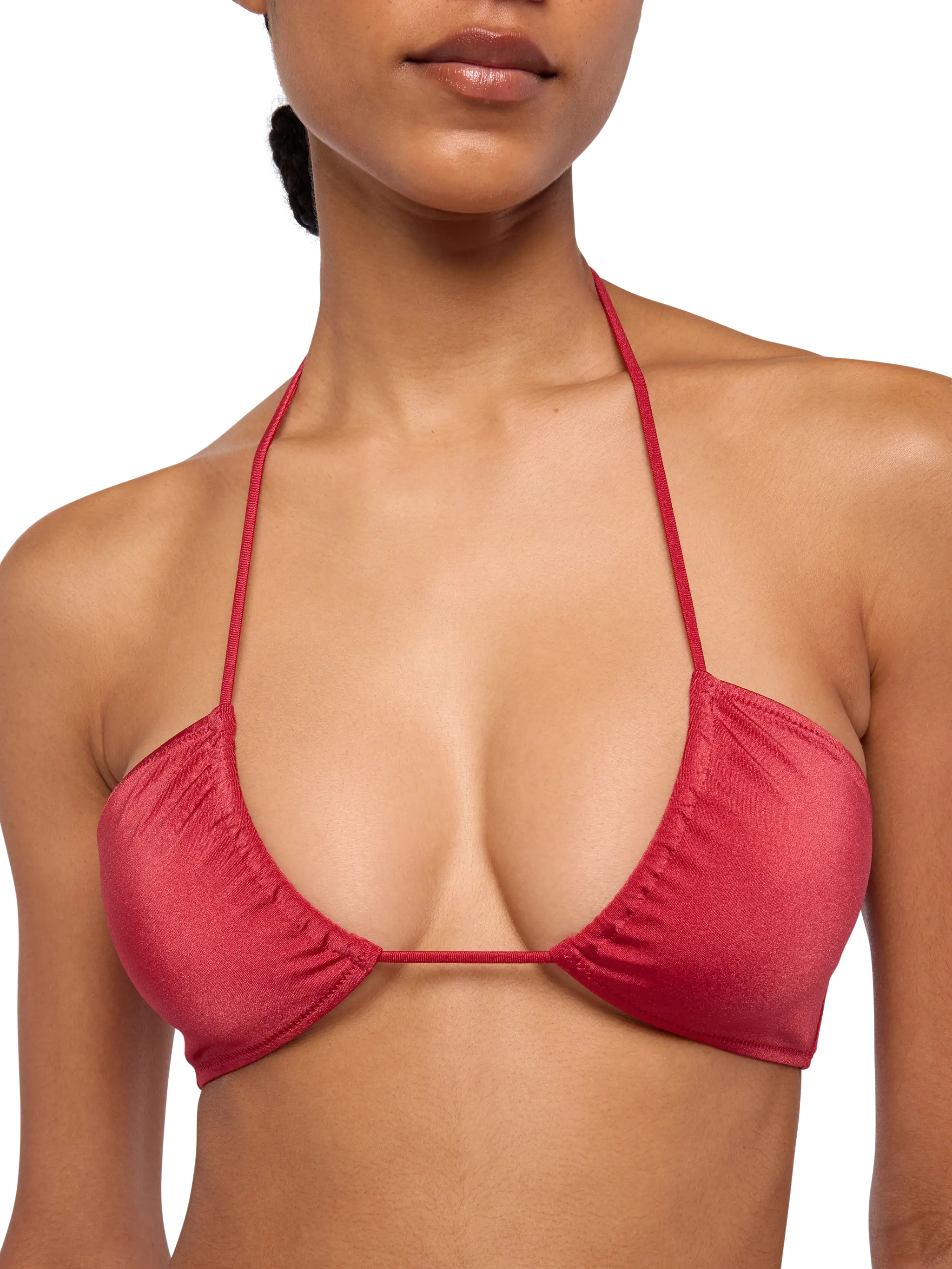 Bandeau bikini shimmer arancio ruggine Dhalia Yali - Image 5