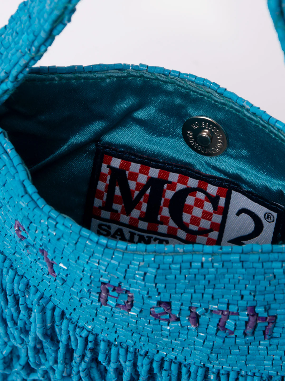 Mini Bag Pearl con perline turchesi - Image 6