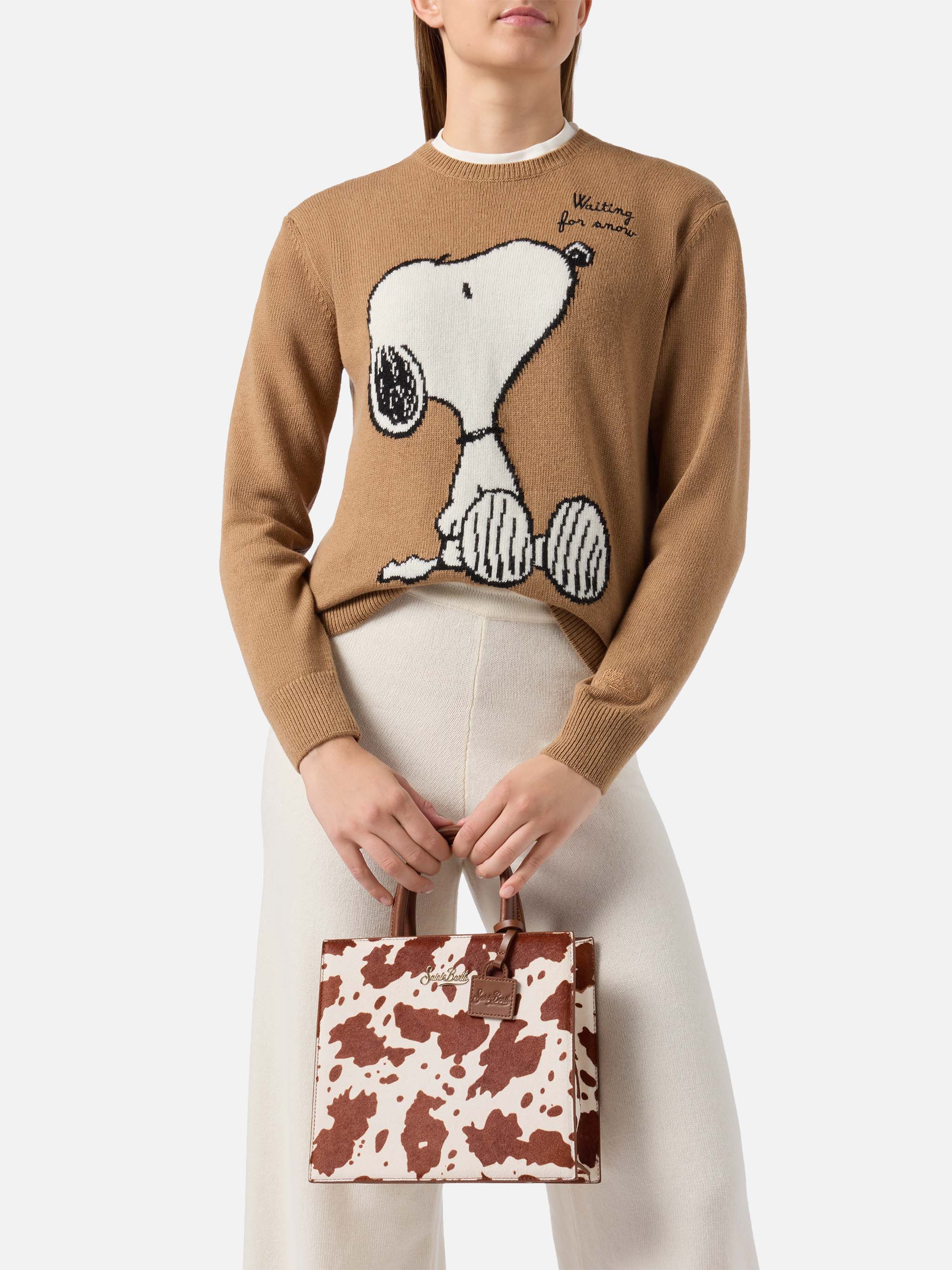 Shop Bag Midi in cavallino con stampa muccata - Image 2