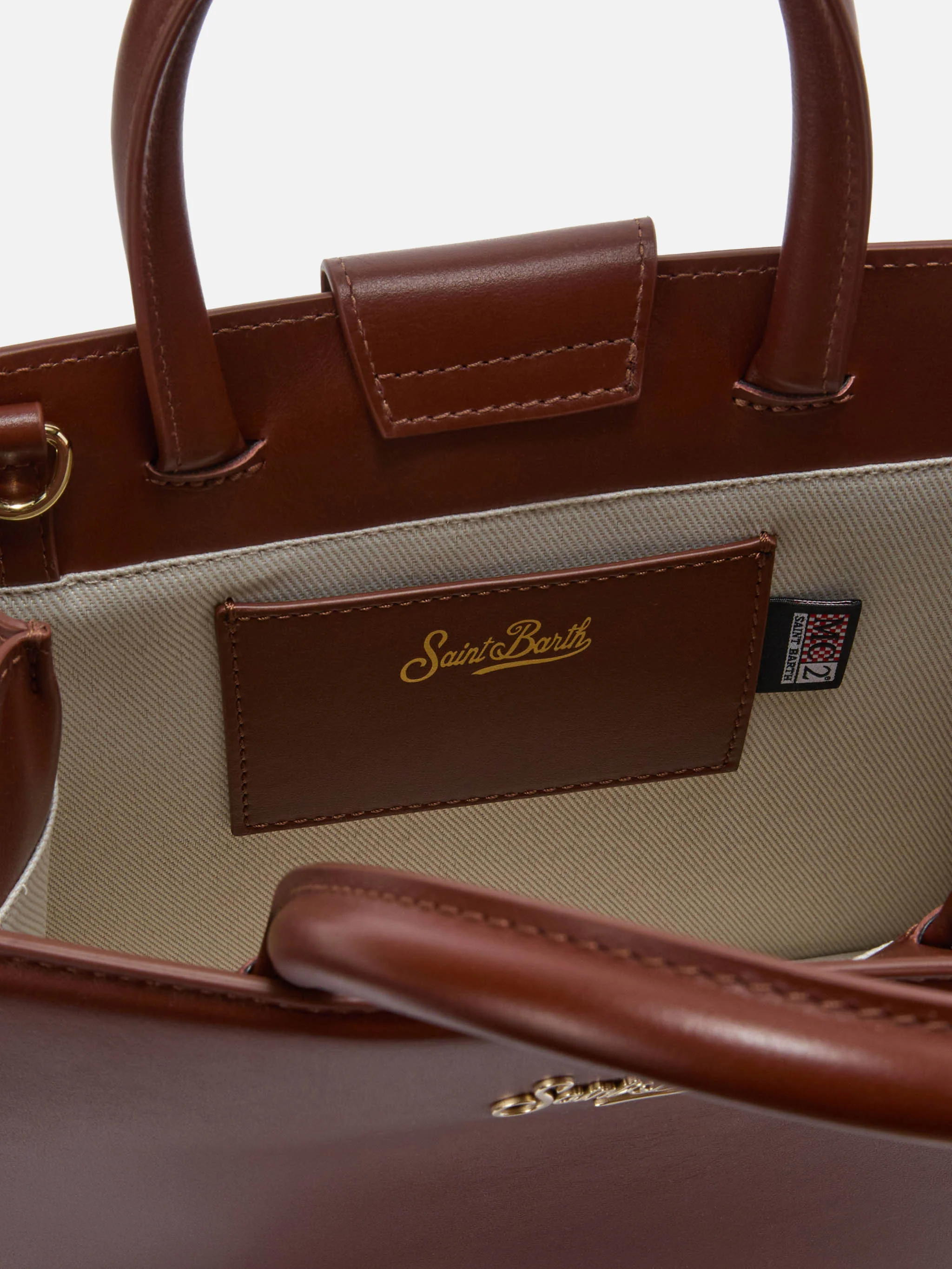 Borsa Shop Bag Midi pelle marrone - Image 4
