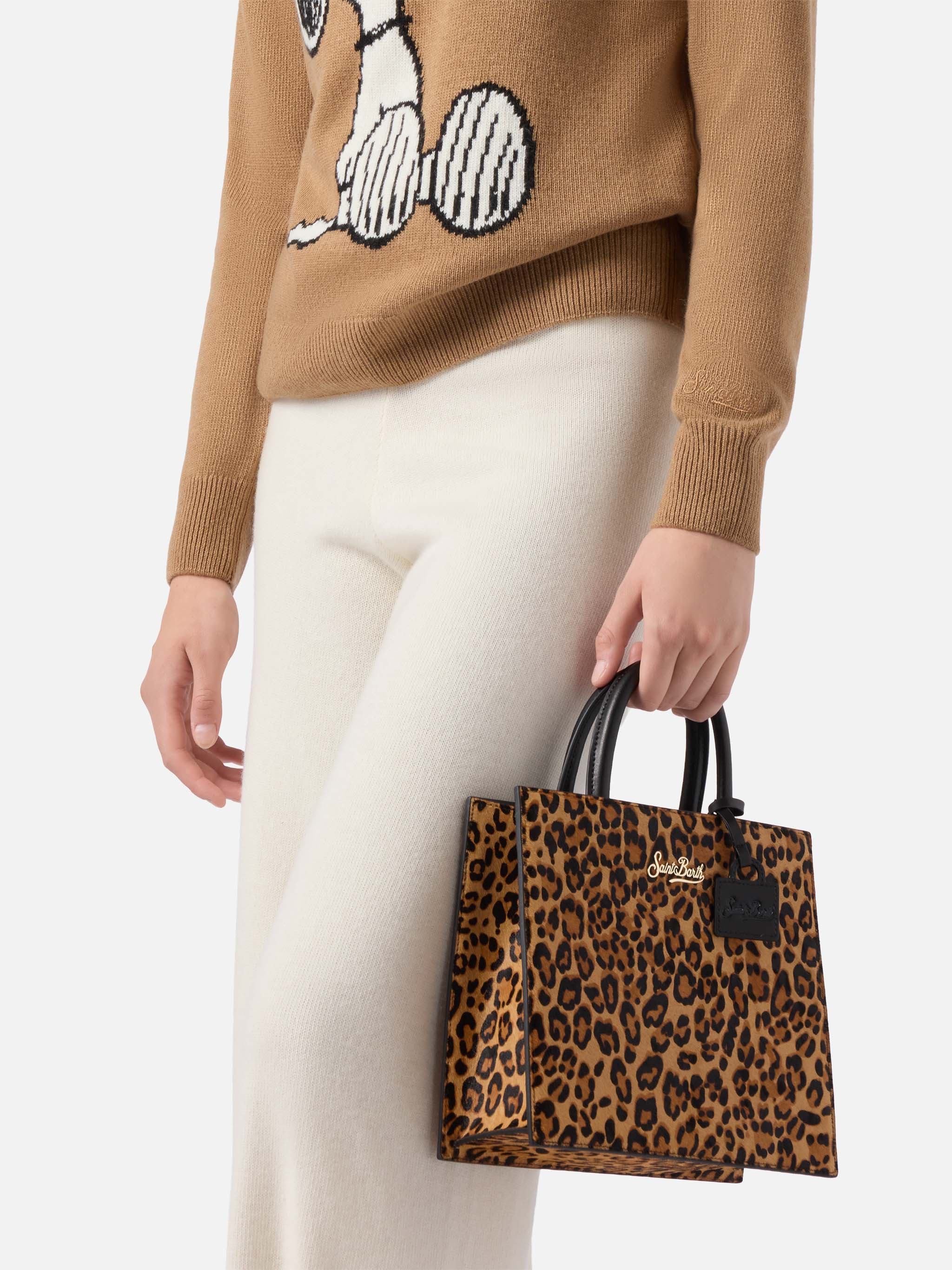 Borsa Shop Bag Midi stampa leopardata - Image 2
