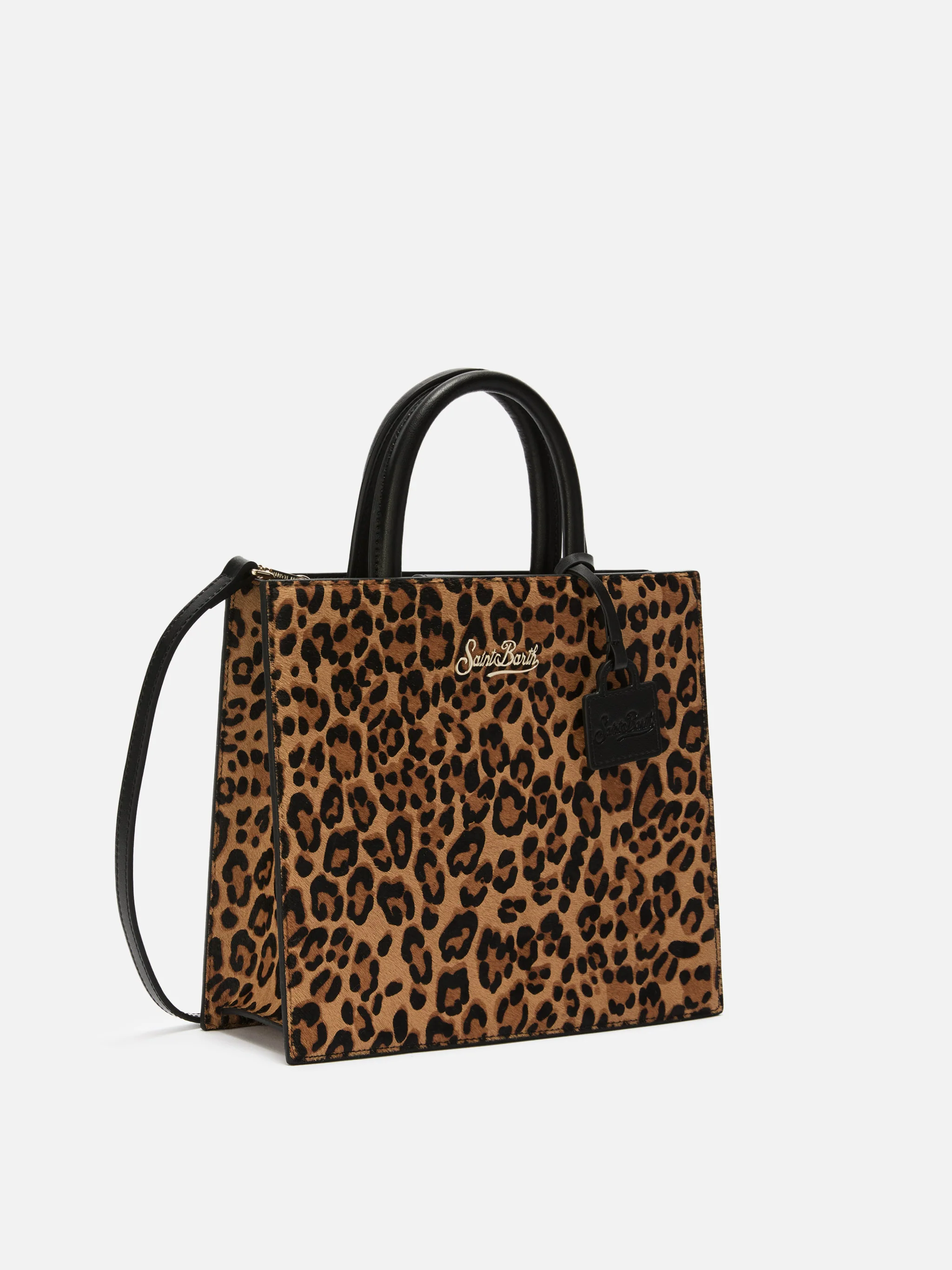 Borsa Shop Bag Midi stampa leopardata - Image 3
