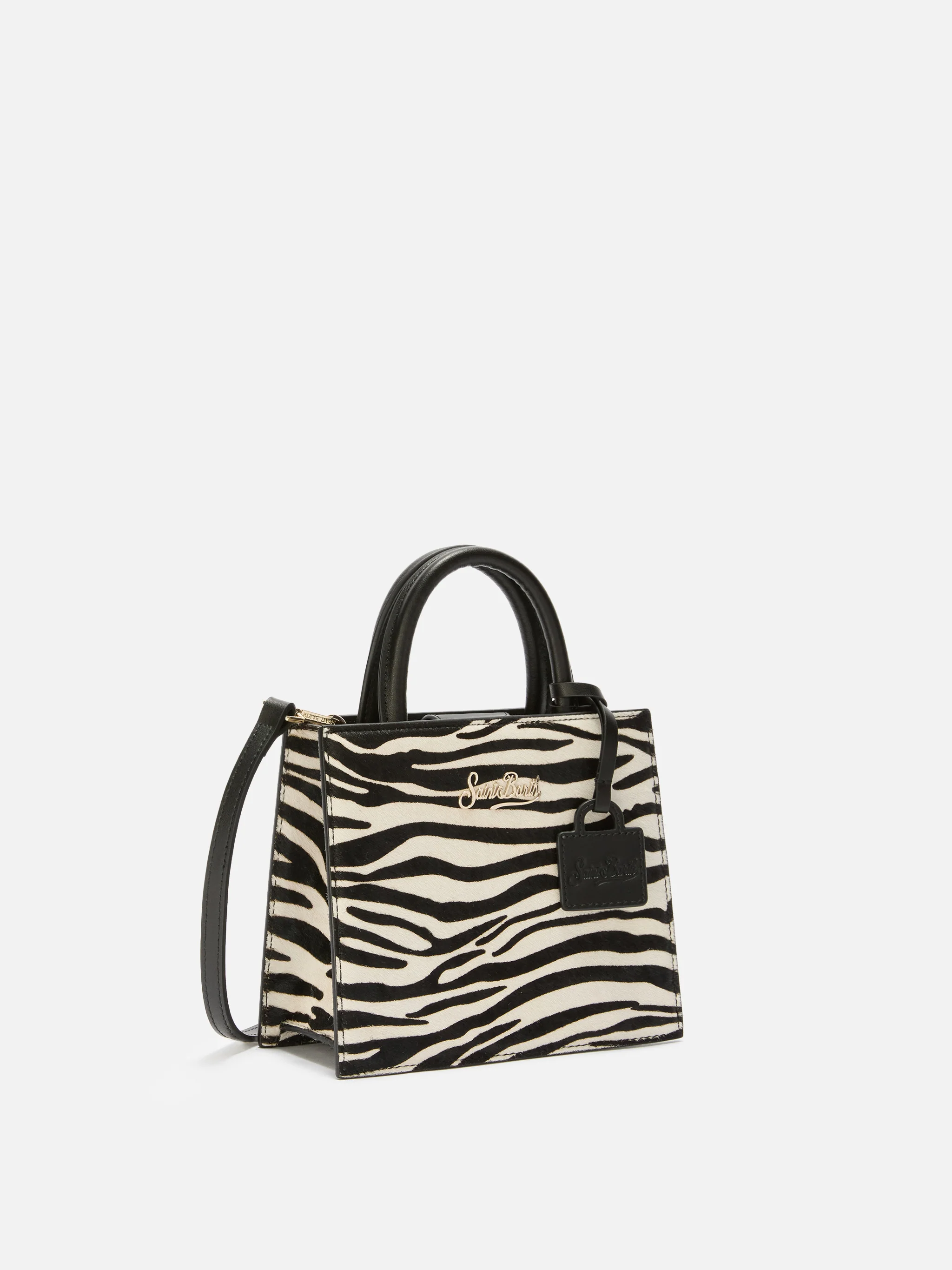 Borsa Shop Bag Mini stampa zebra - Image 3