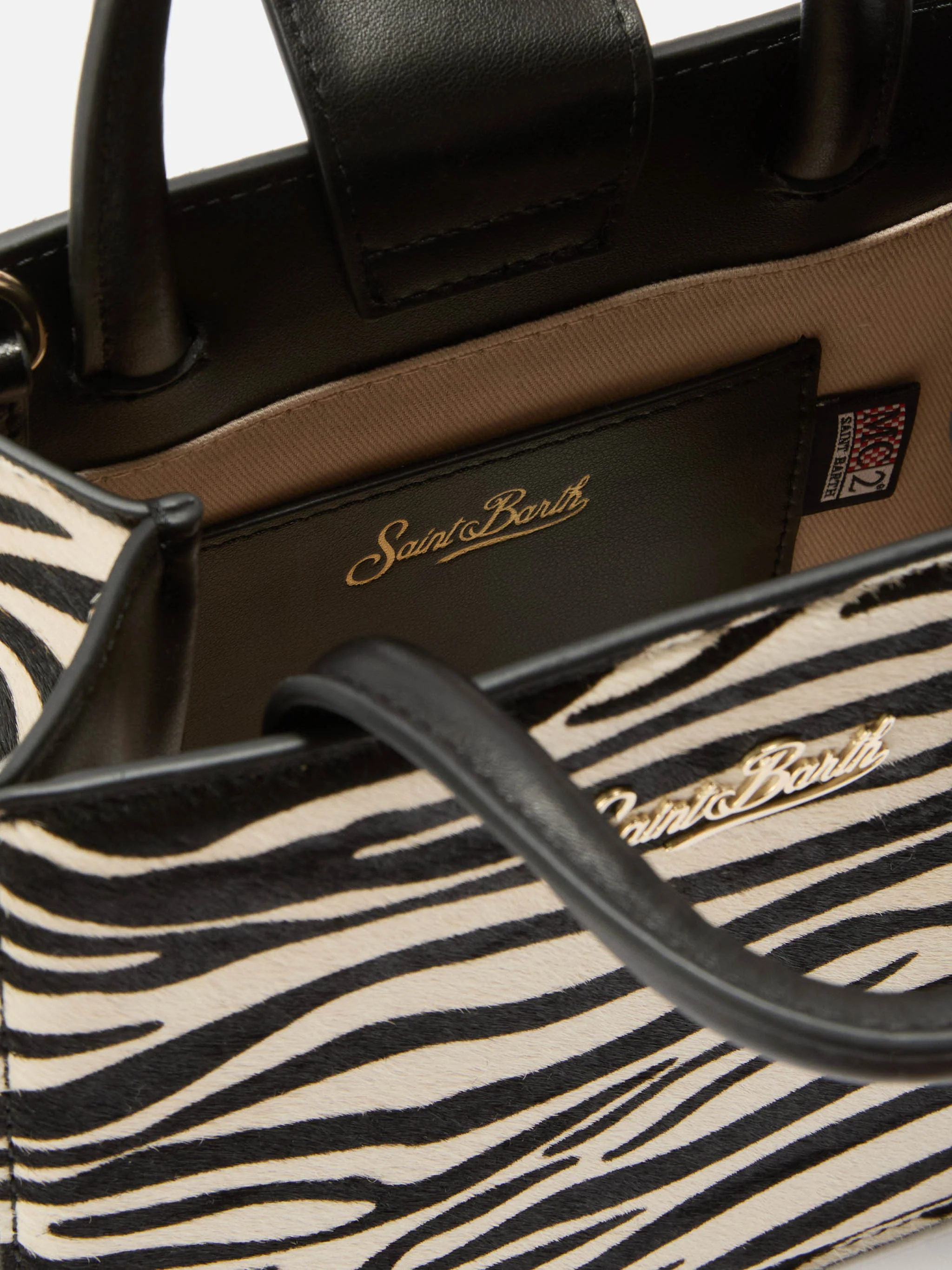 Borsa Shop Bag Mini stampa zebra - Image 5