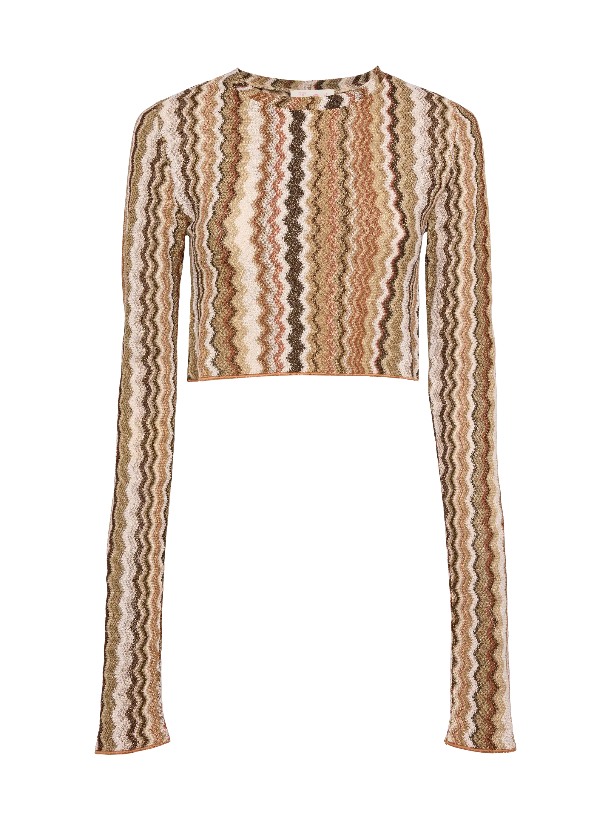 Siviglia t-shirt cropped in maglia raschel - Image 6