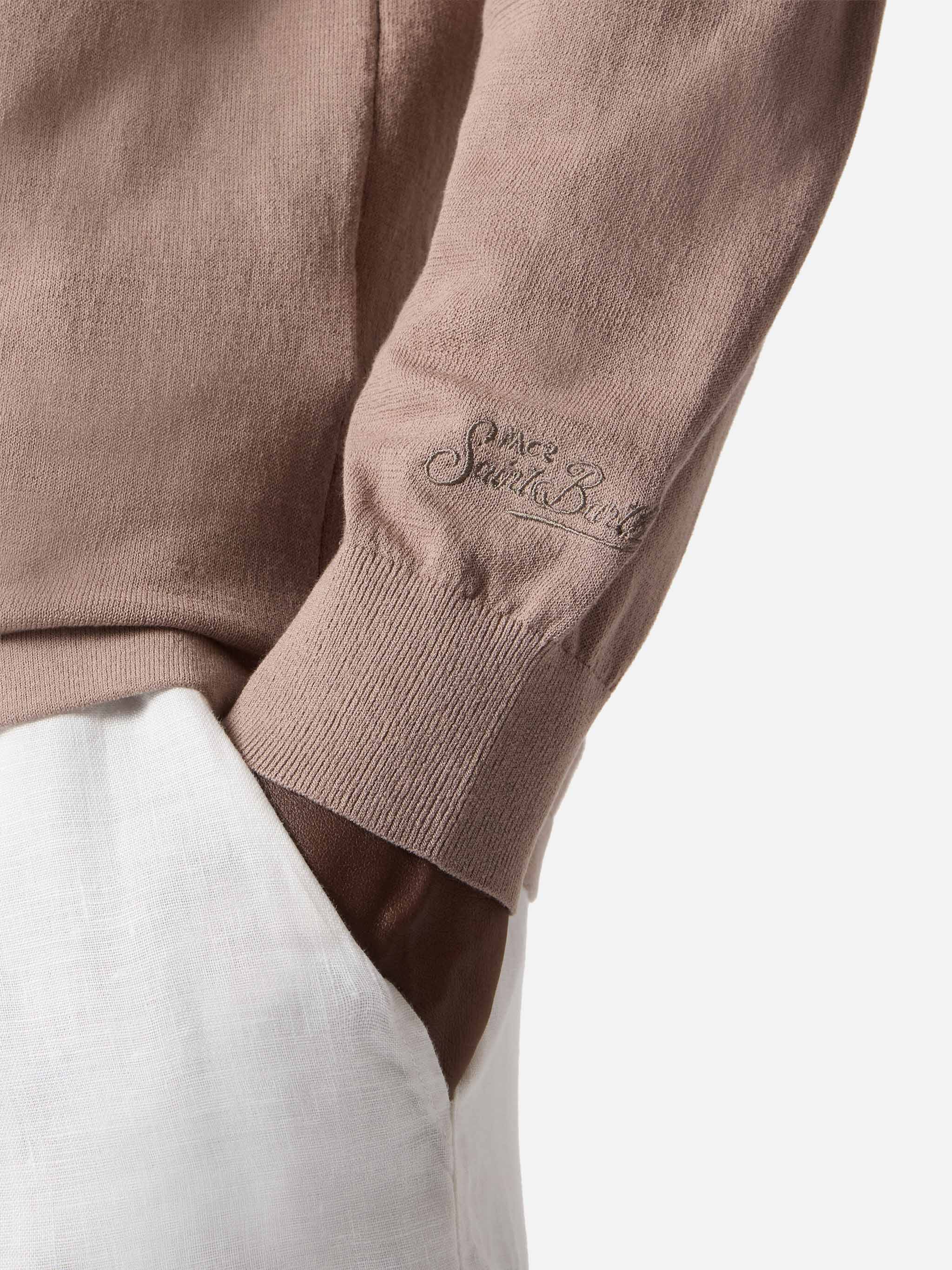 Polo Sloan in cotone high twist tortora - Image 4