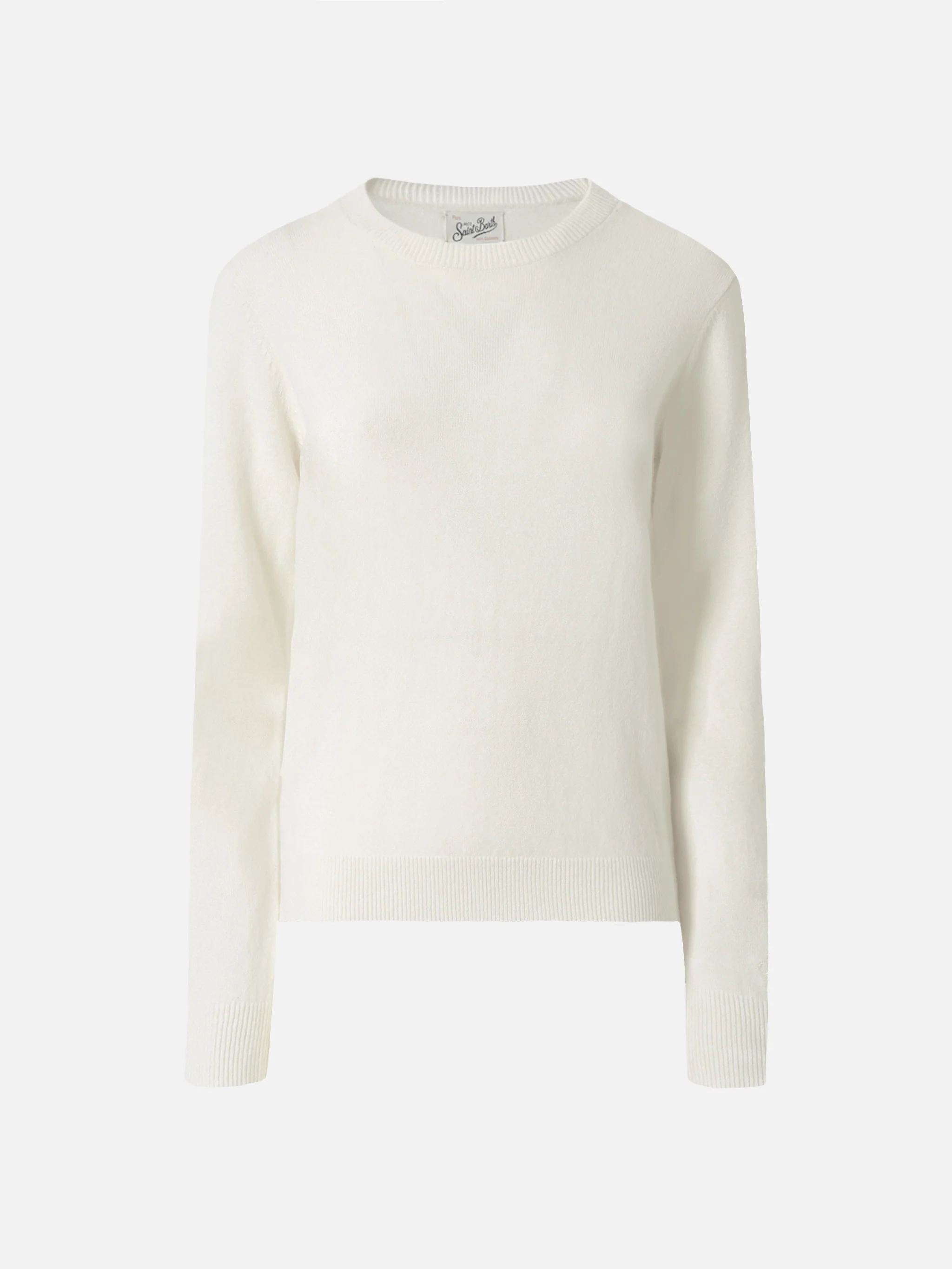 Maglione Sorbonne in 100% CASHMERE bianco - Image 4