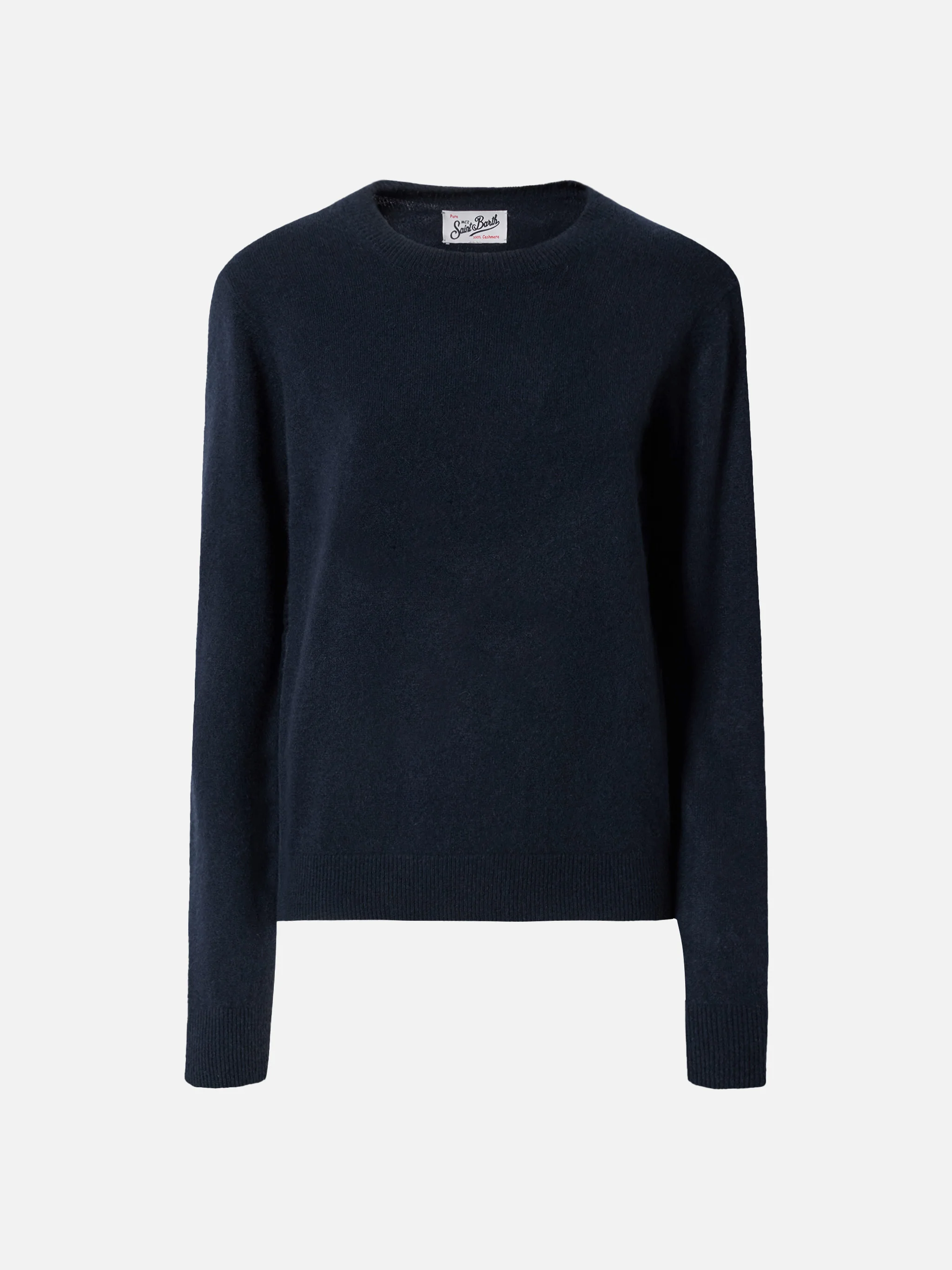 Maglione Sorbonne in 100% CASHMERE blu notte - Image 5