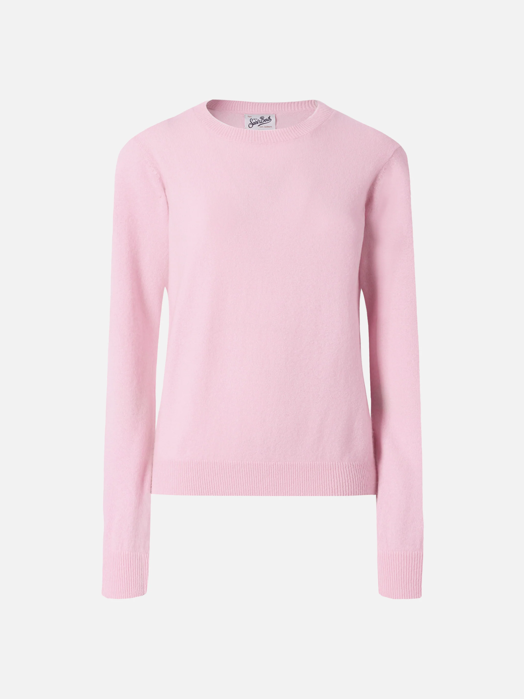 Maglione Sorbonne in 100% CASHMERE rosa - Image 5