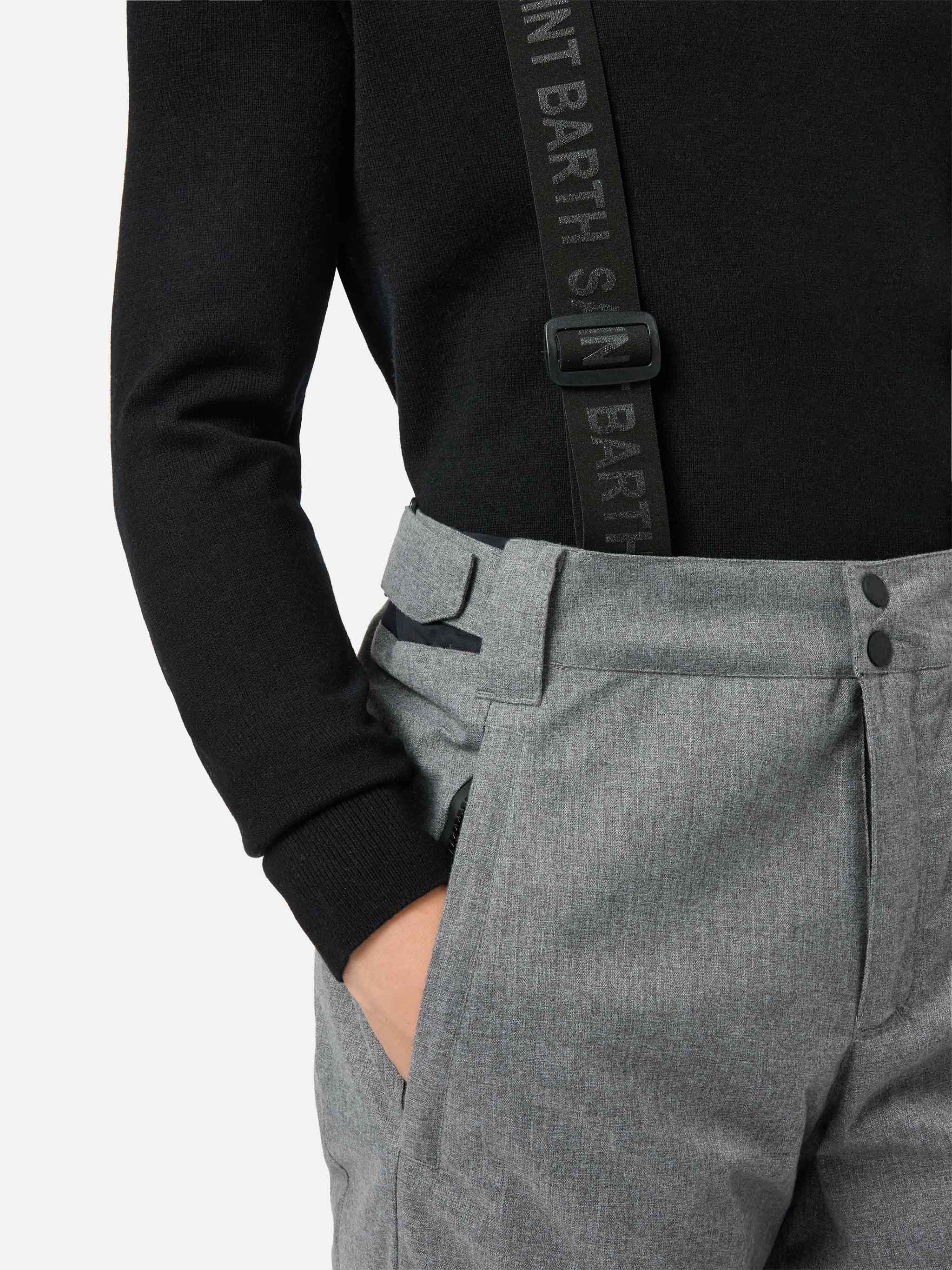 Pantaloni da sci Snowbird in grigio melange con tecnologia Recco® - Image 3