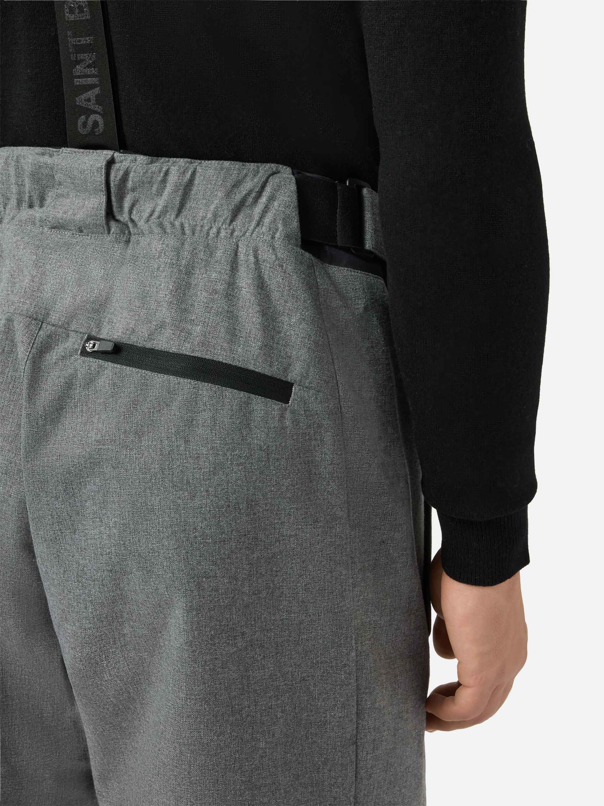 Pantaloni da sci Snowbird in grigio melange con tecnologia Recco® - Image 5