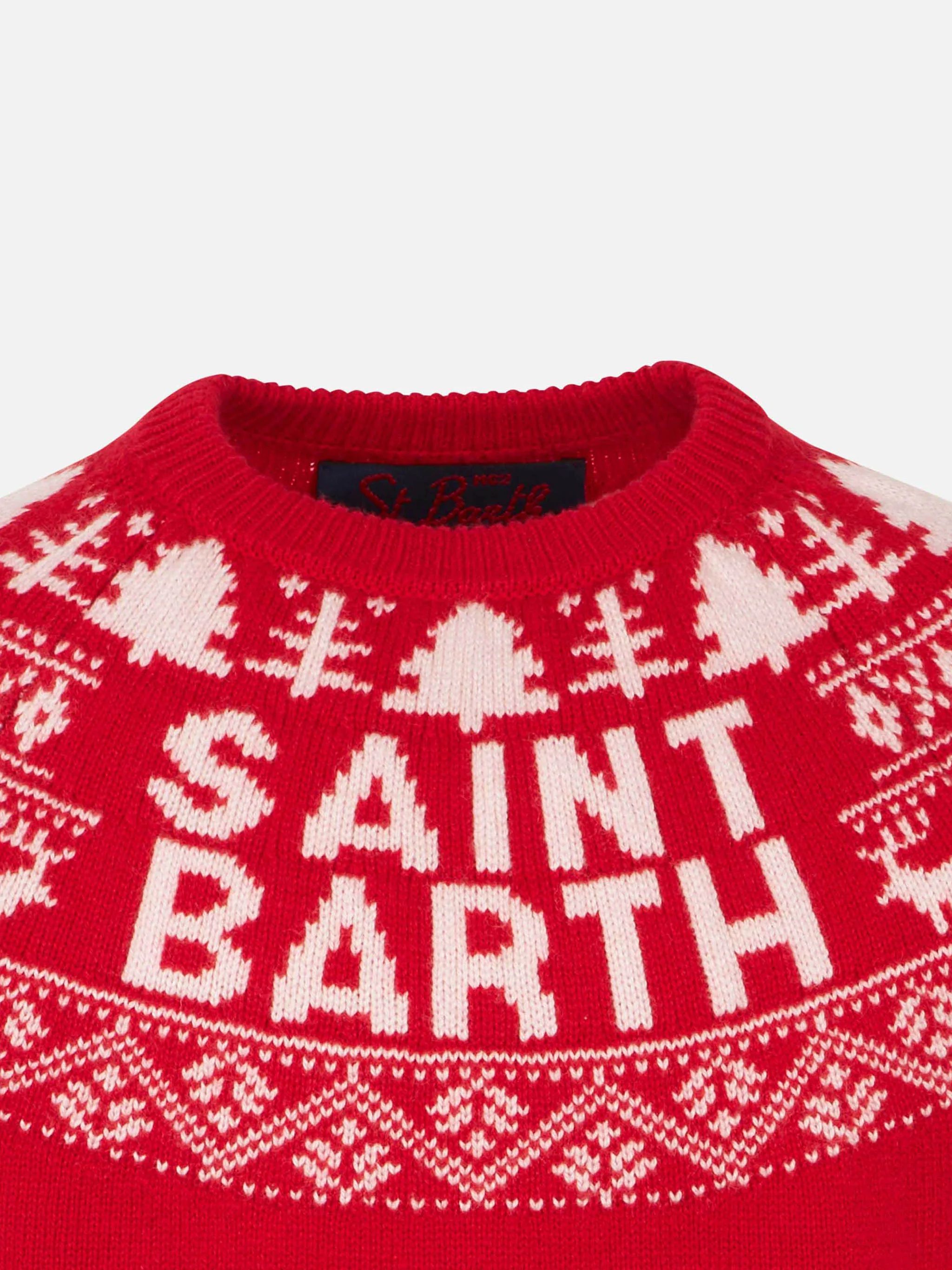 Maglione da bambino Saint Barth con stampa norvegese - Image 3
