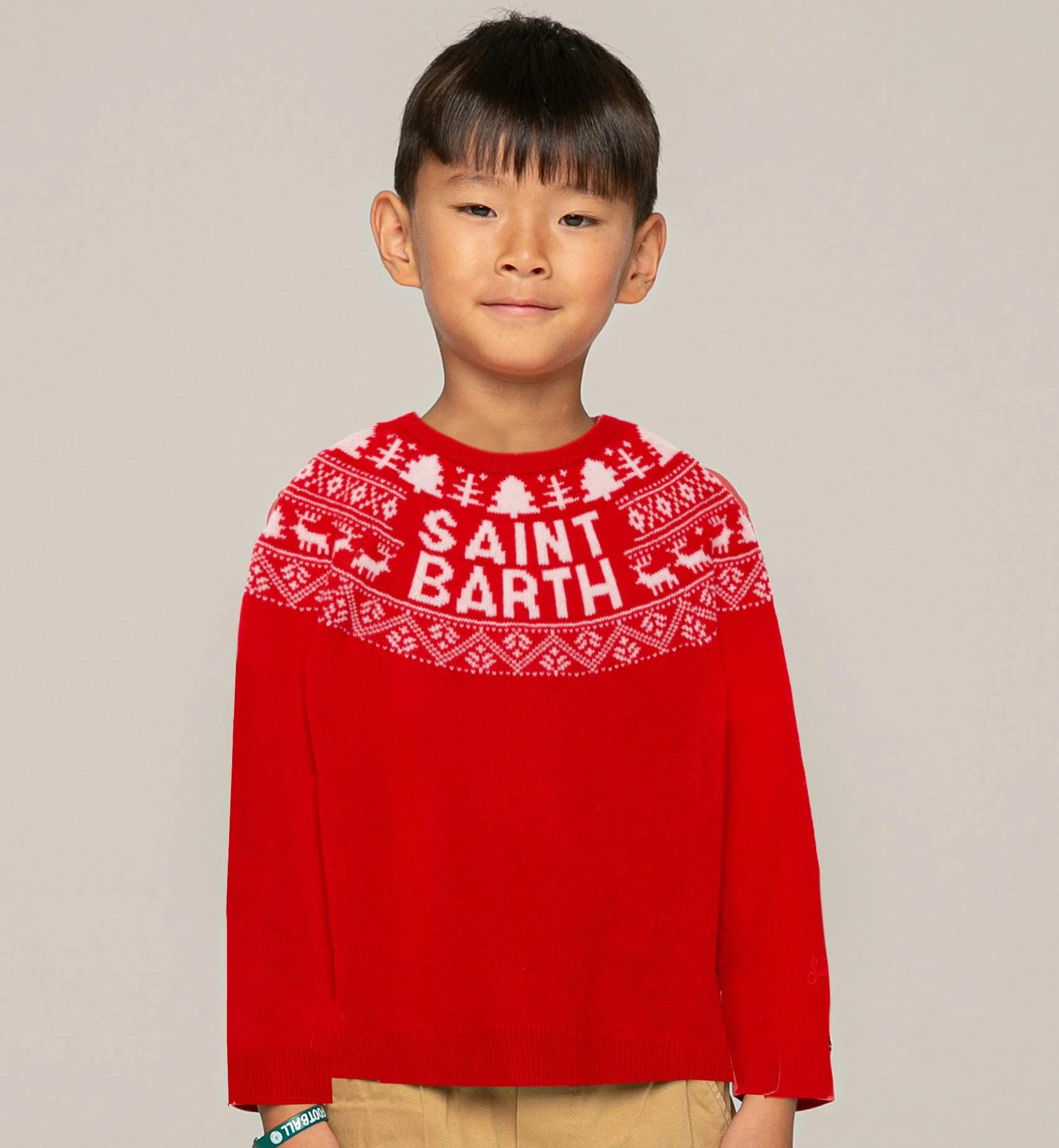 Maglione da bambino Saint Barth con stampa norvegese - Image 4