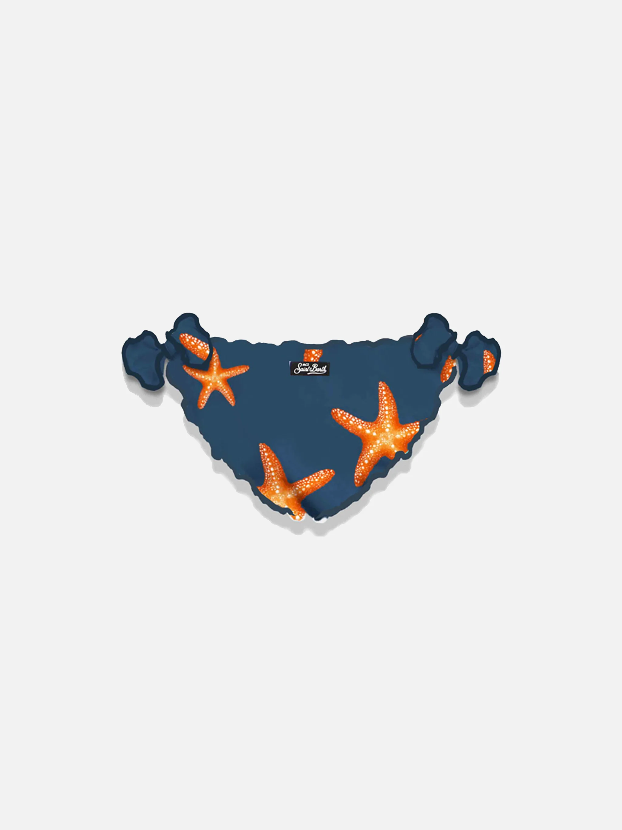 Slip da bagno da bambina con stampa stelle marine - Image 2