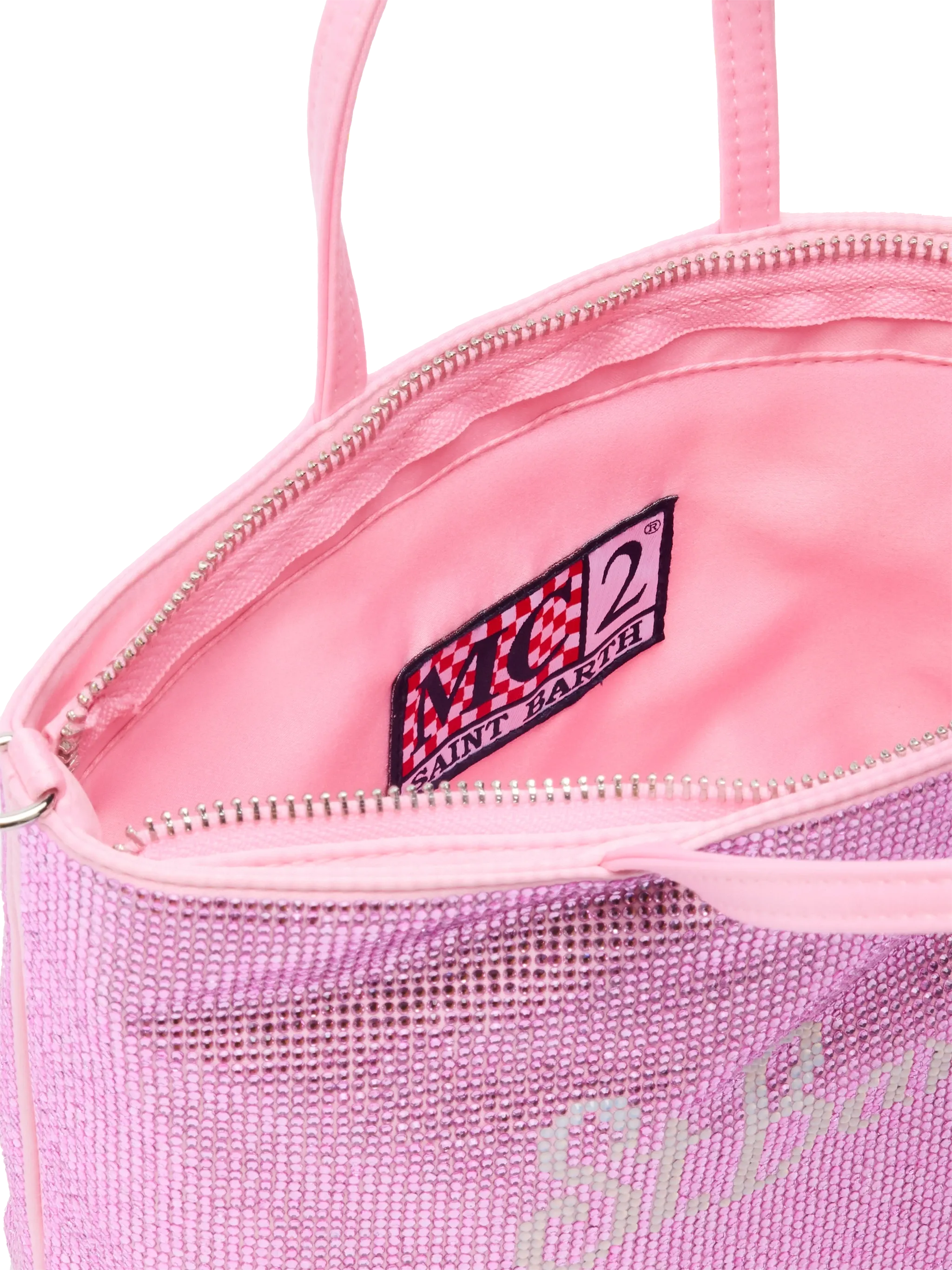 Strass Mini Bag con strass rosa - Image 6