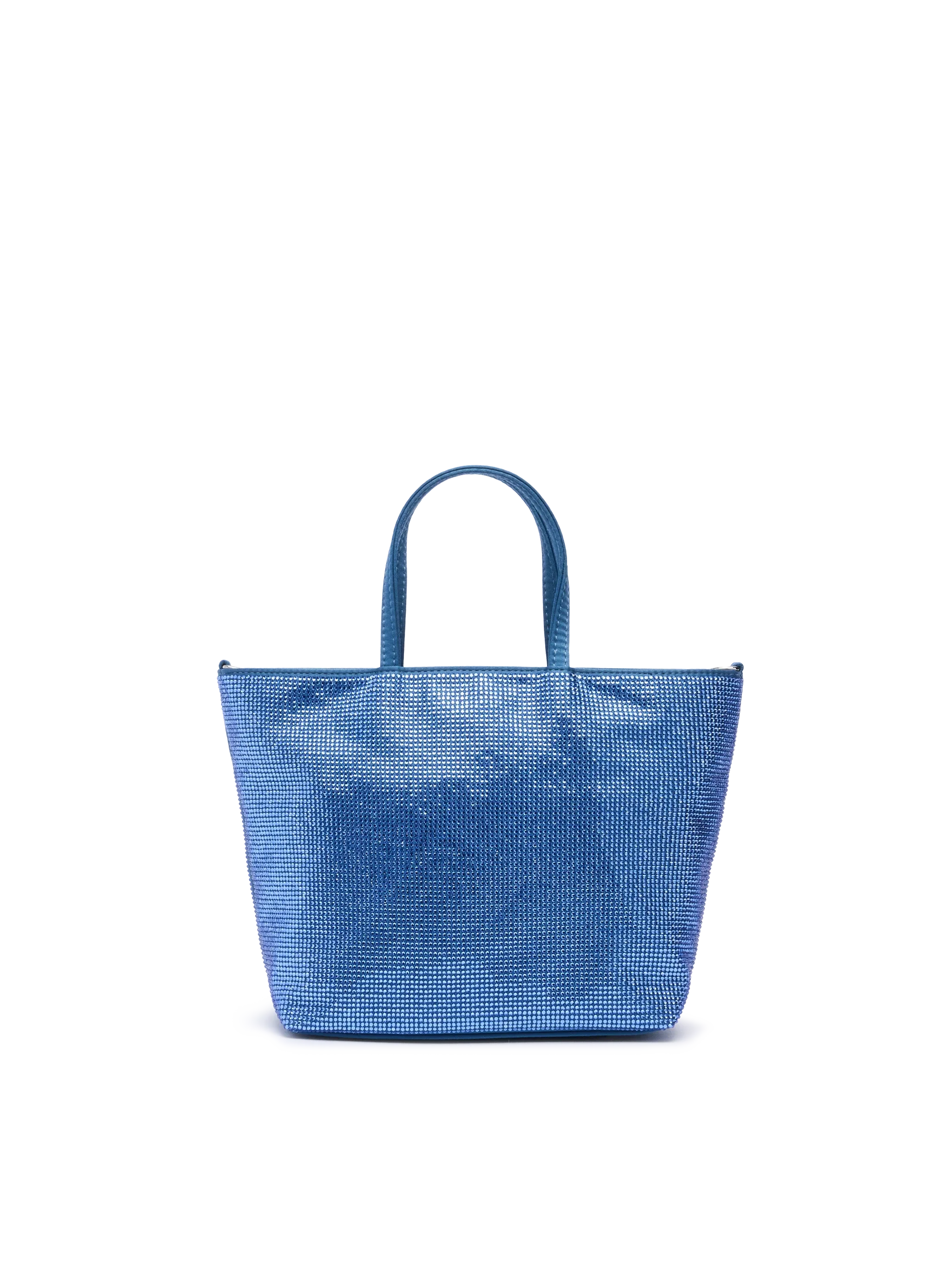Strass Mini Bag con strass blu avio - Image 5